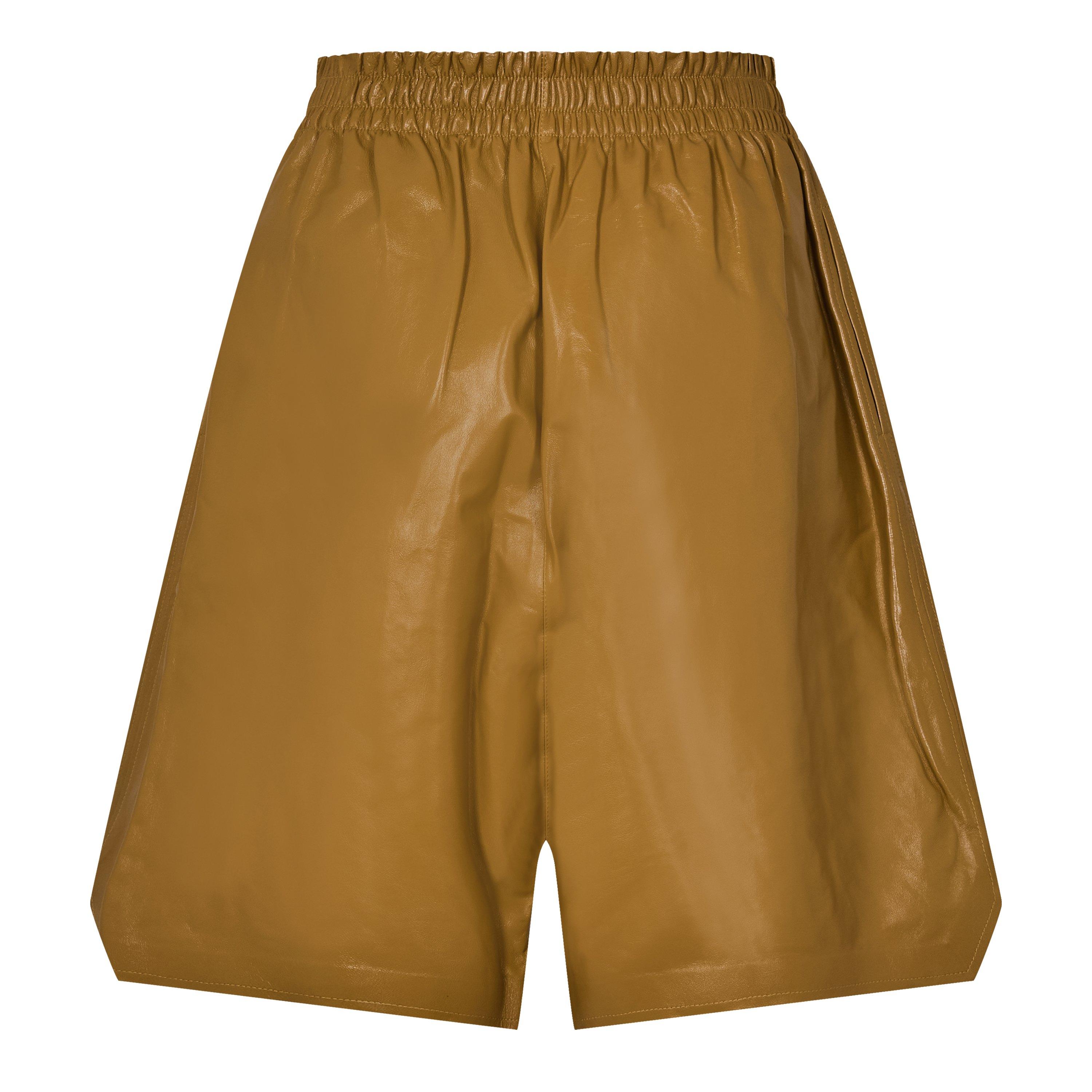 Curry - Bottega Veneta - Women's Mid-Length Relaxed Fit Chino Shorts - 2