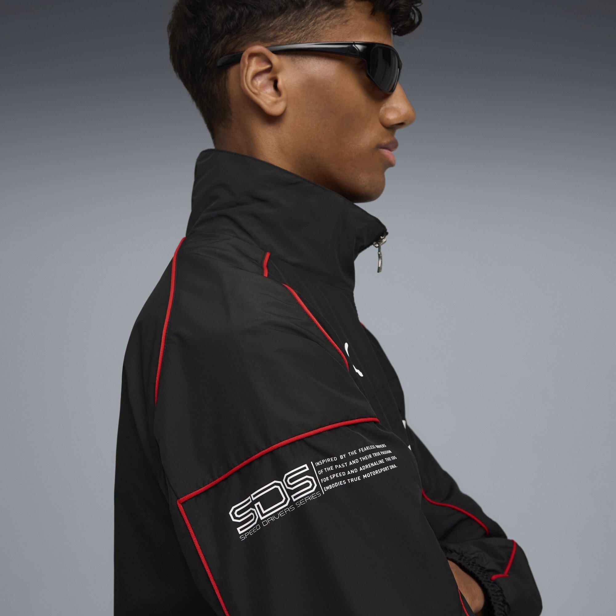 Preto - Puma - Men's F1 Sds2.0 Woven Performance Jacket - 5