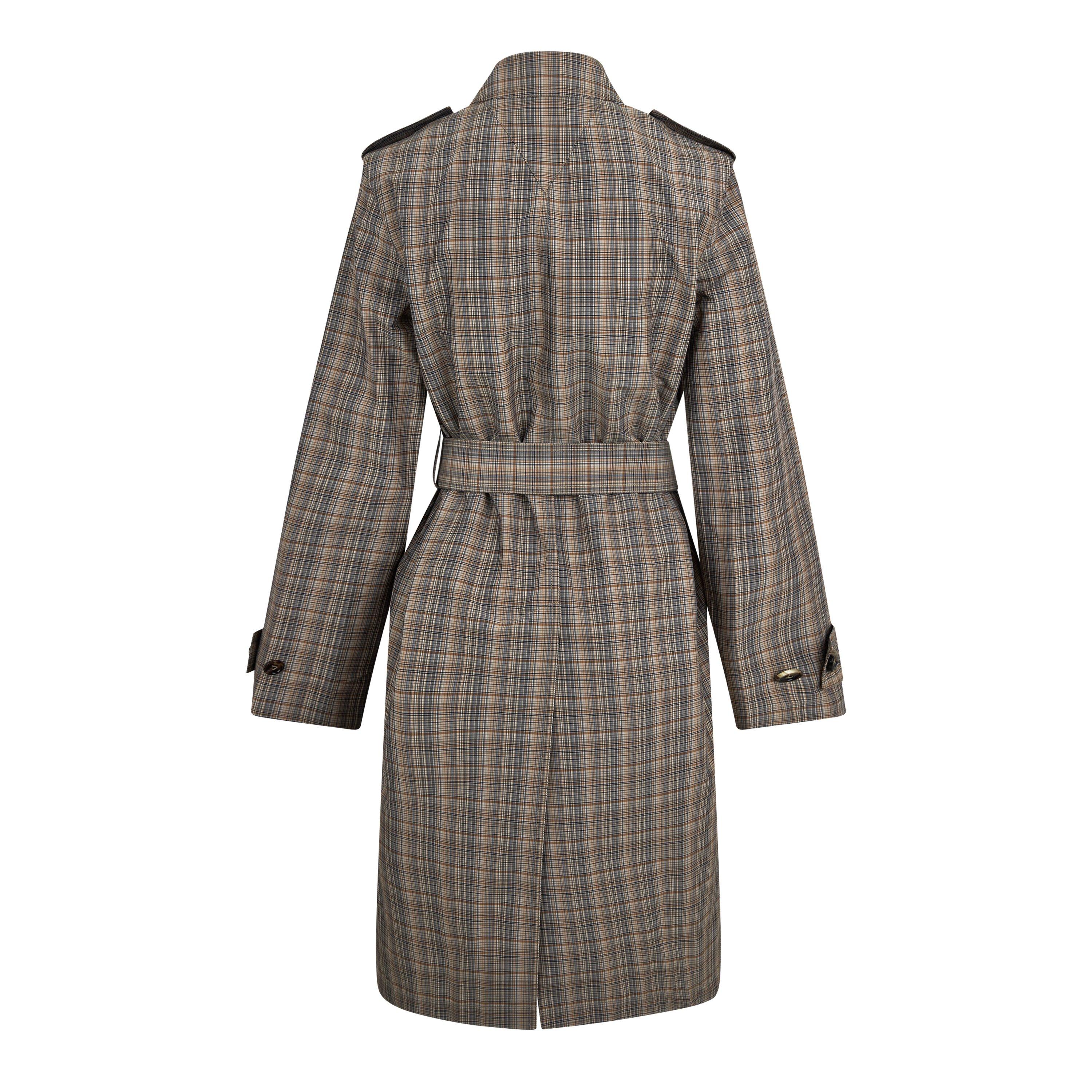 Oak/Olive - Bottega Veneta - Women's Structured Tailored Fit Trench Coat - 2