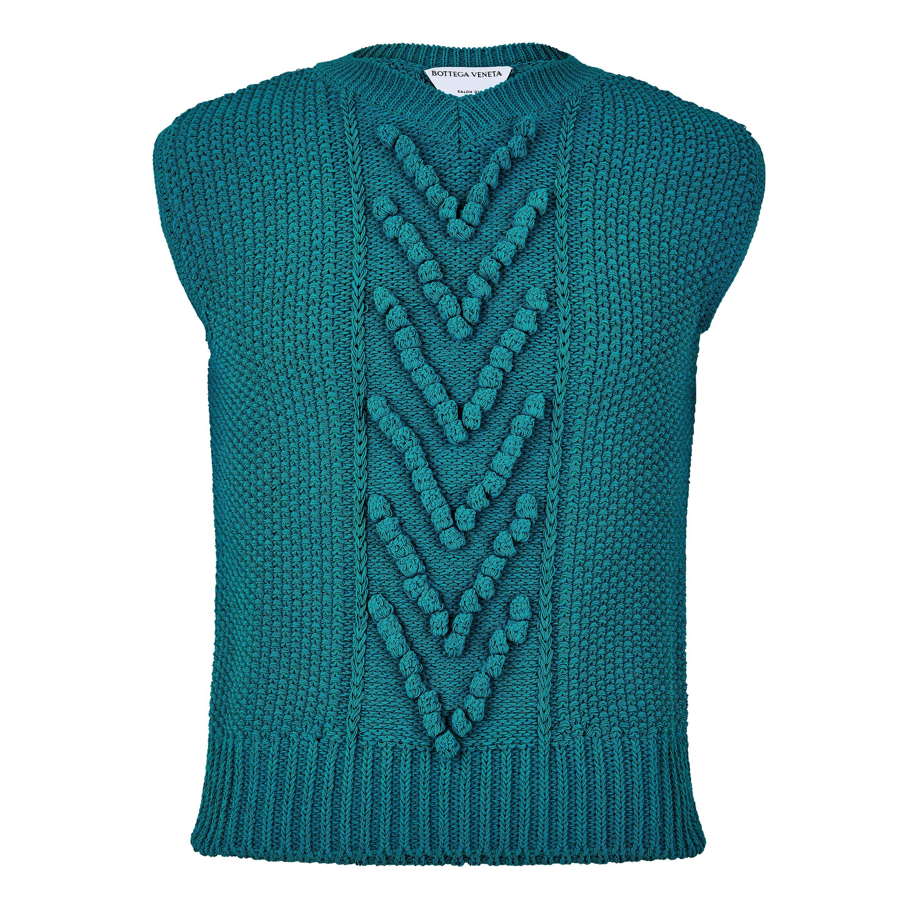 Duck Green - Bottega Veneta - Men's Knitted Top - 1