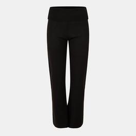 Missy Empire Knit Fold Over Waist Flare Trousers