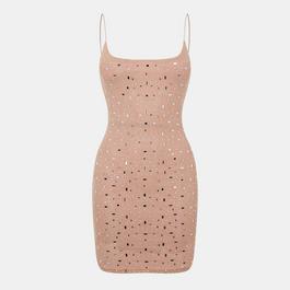 Missy Empire ME Rhinestone Embellished Mini Dress