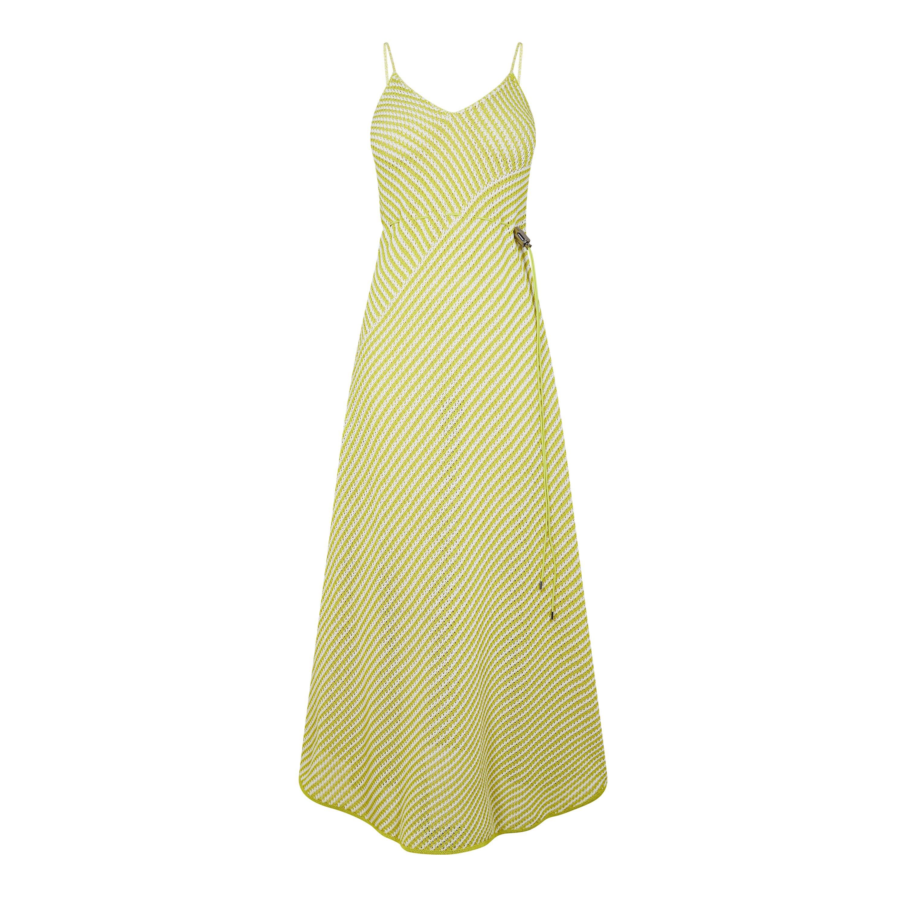 Bottega Veneta Women's Flared Skater Dress - String/Seagra - Size 10 (36)