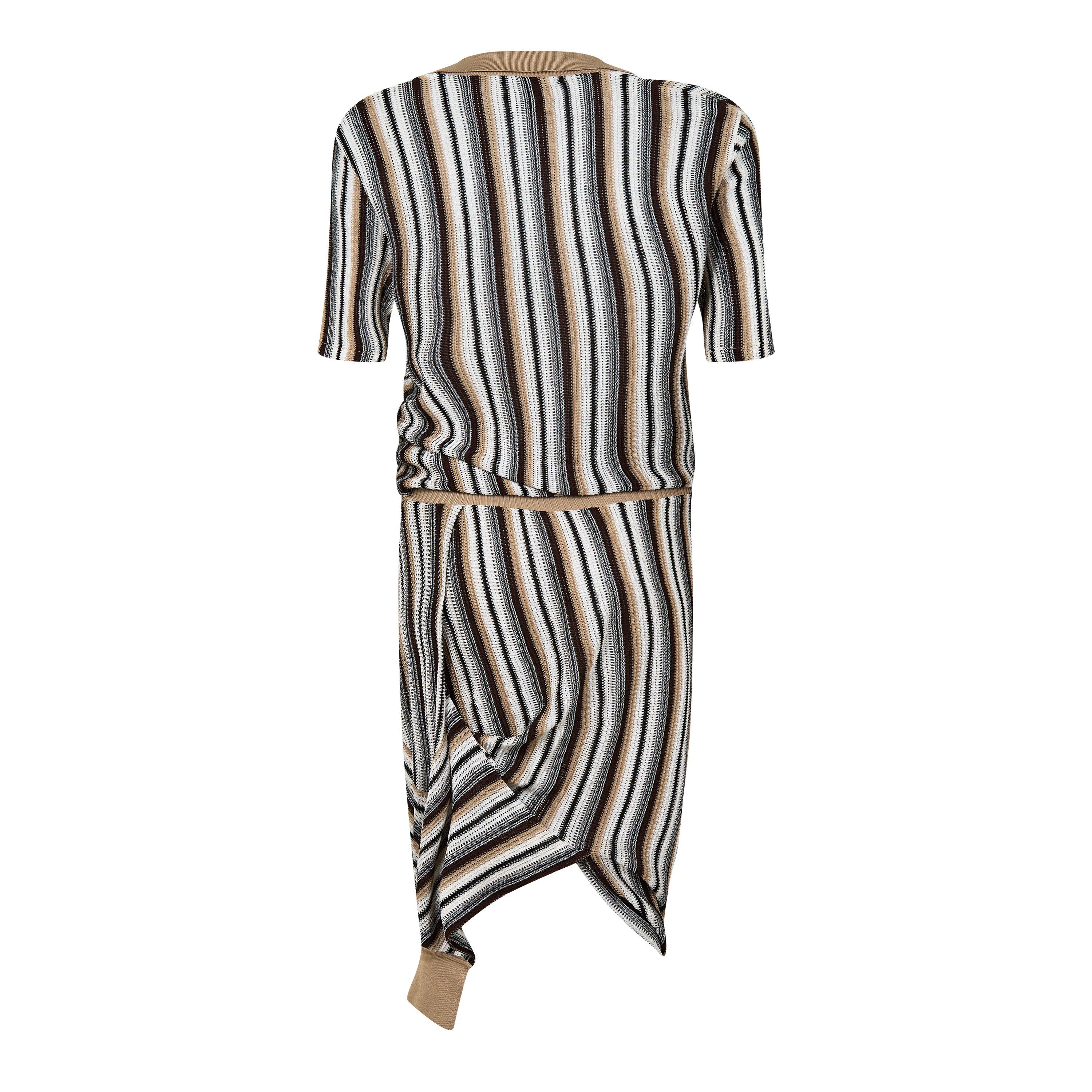 Straw - Bottega Veneta - Women's Structured Shirt Dress - 2