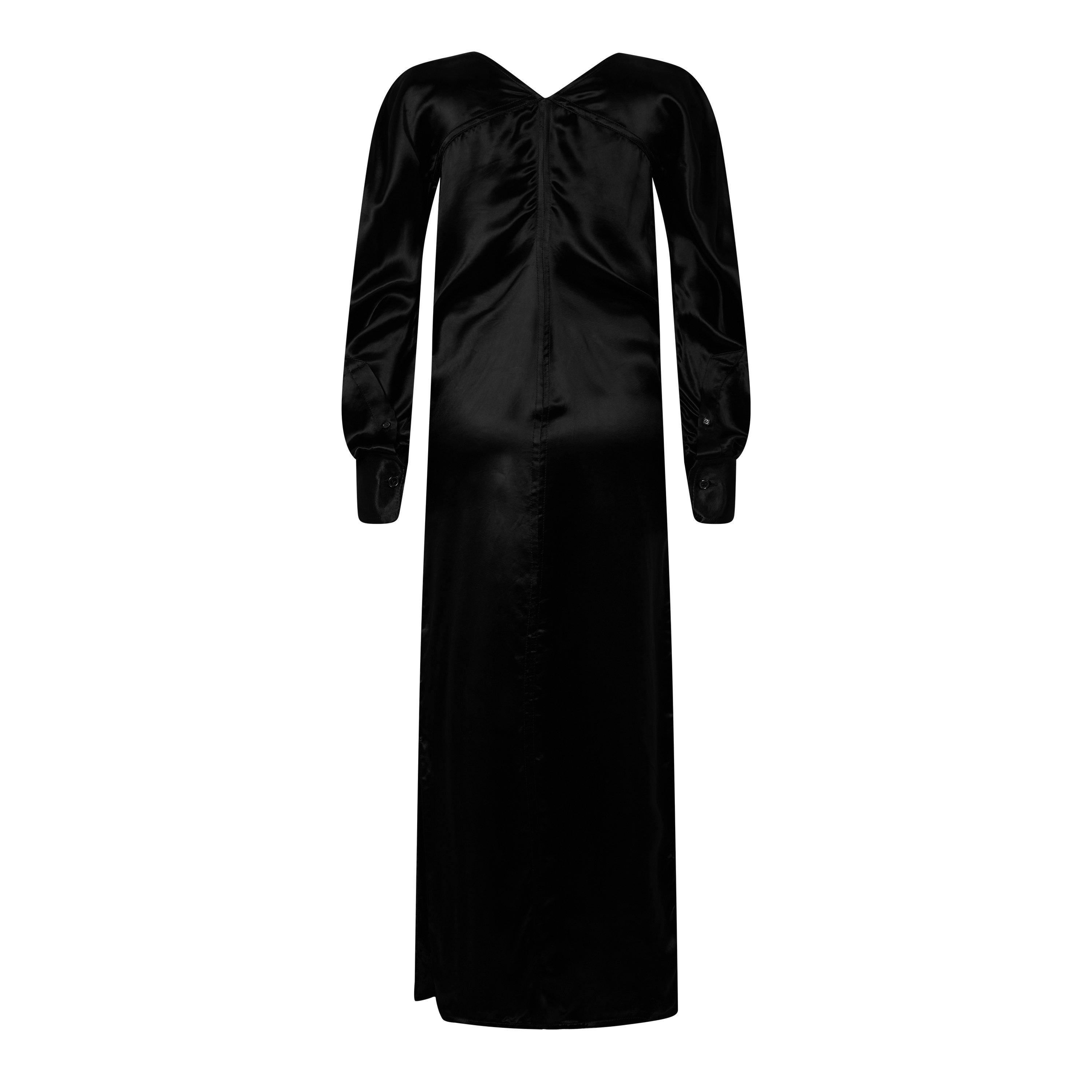 Black - Bottega Veneta - Women's Single-Breasted Knee-Length Tailored Blazer Dress - 2