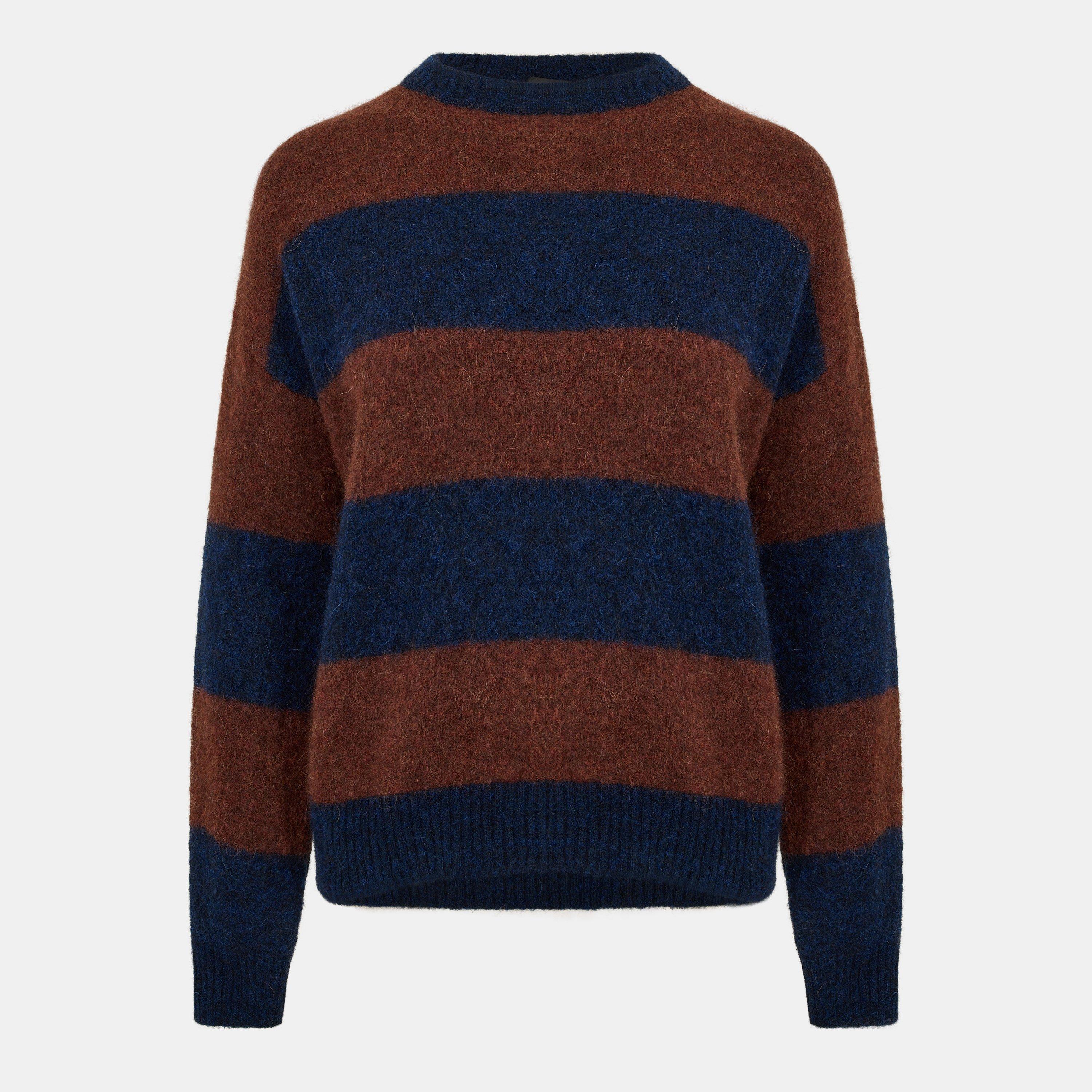 Wine-Coloured - Weekend Max Mara - Women's Tuono Crew Neck Jumper - 1