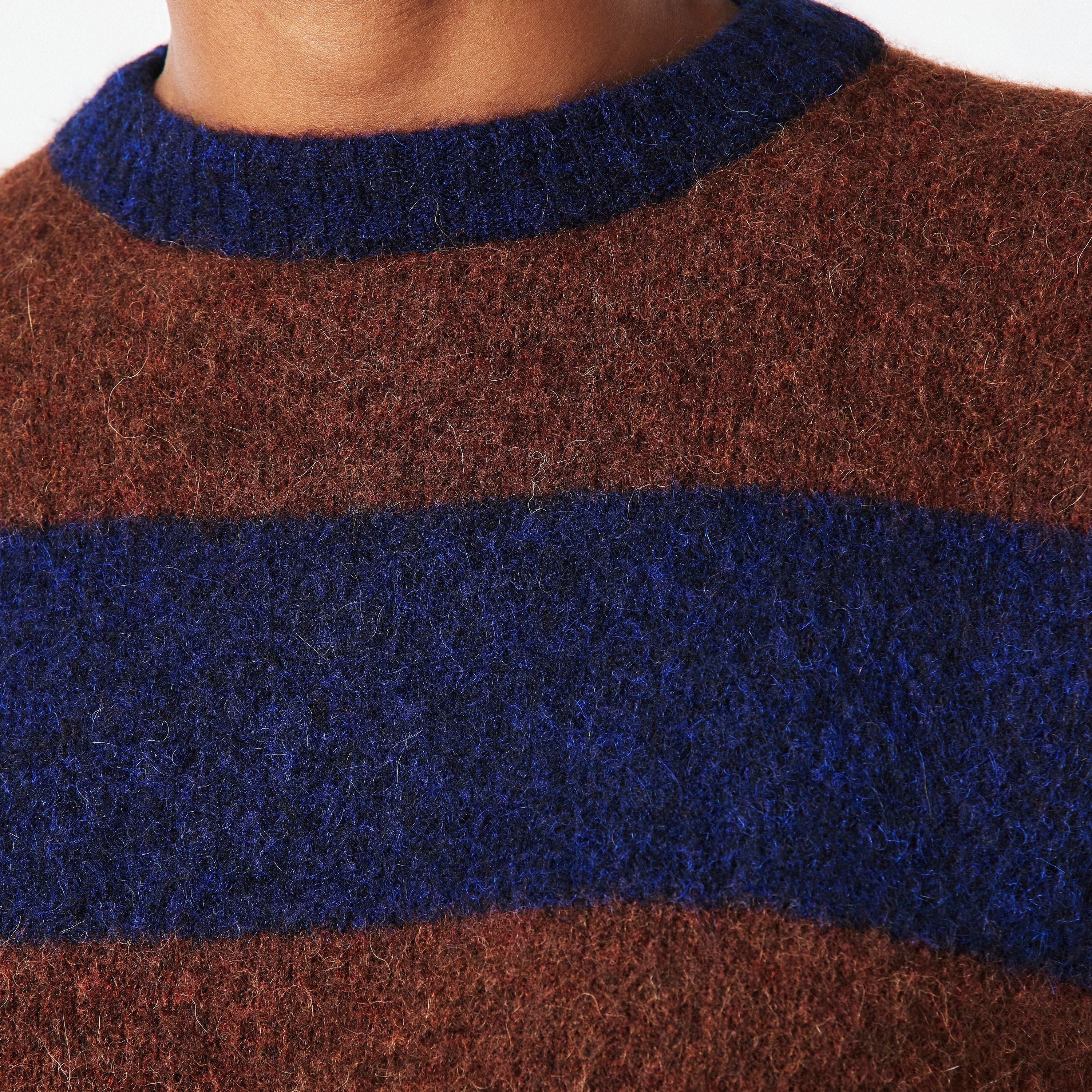 Wine-Coloured - Weekend Max Mara - Women's Tuono Crew Neck Jumper - 5