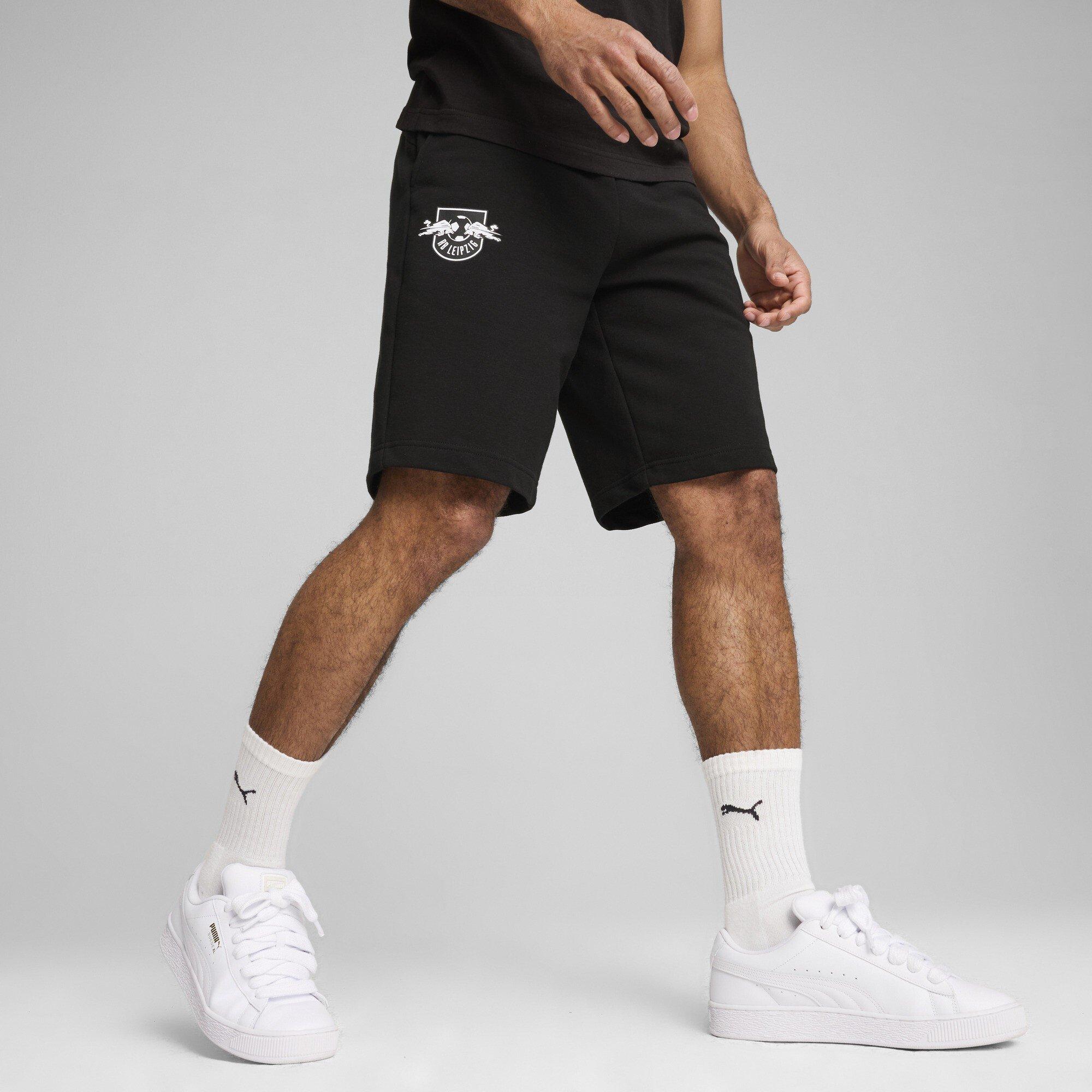 Nero/Bianco - Puma - Puma Rbl Ess Shorts Tr Jogger Short Mens - 3