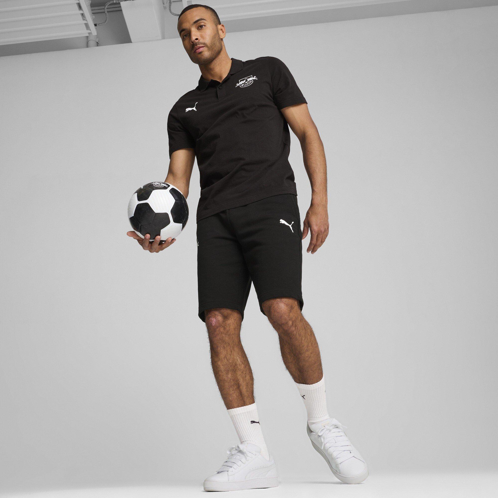 Nero/Bianco - Puma - Puma Rbl Ess Shorts Tr Jogger Short Mens - 5