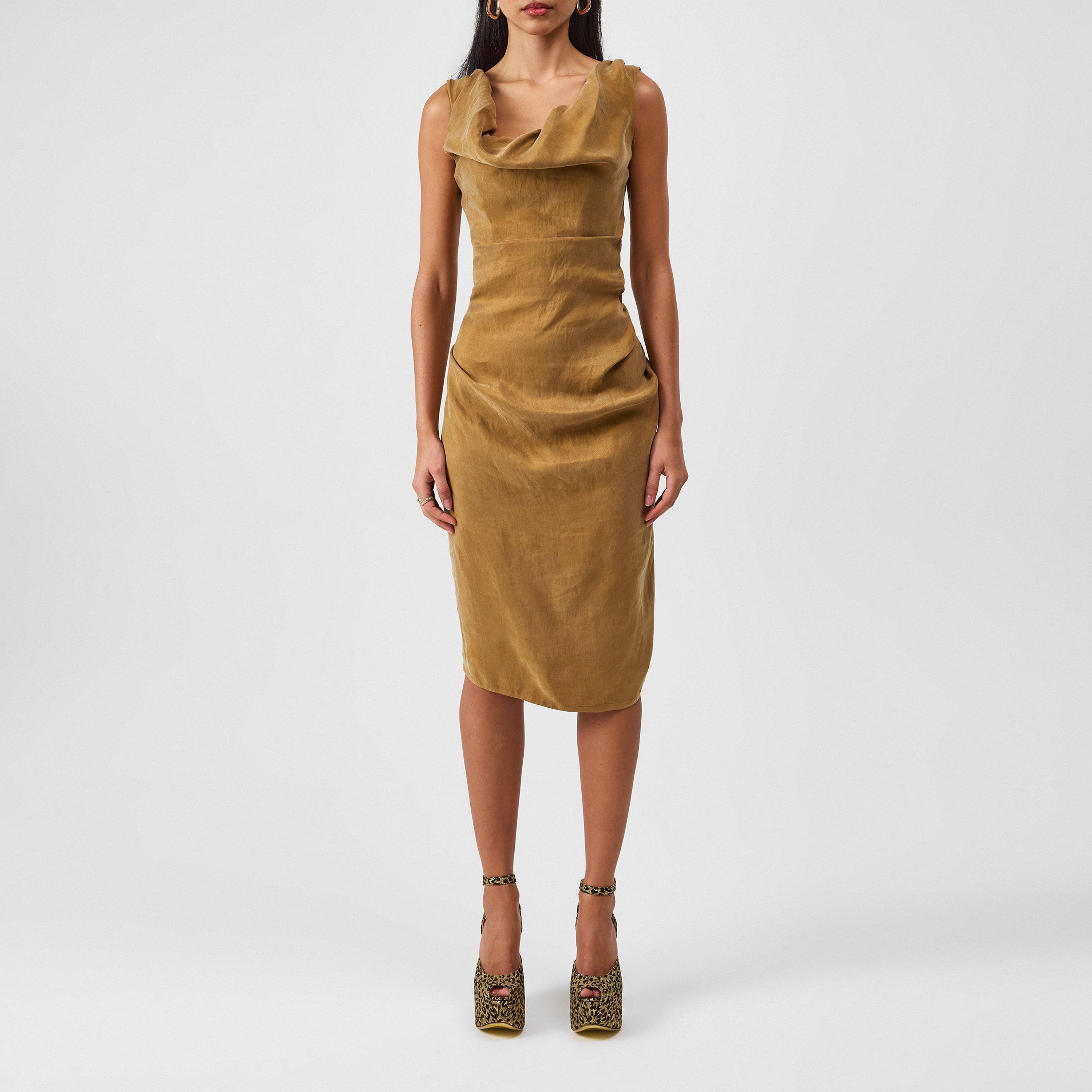 Beige - Vivienne Westwood - Ginnie Pencil Maxi Dress - 1