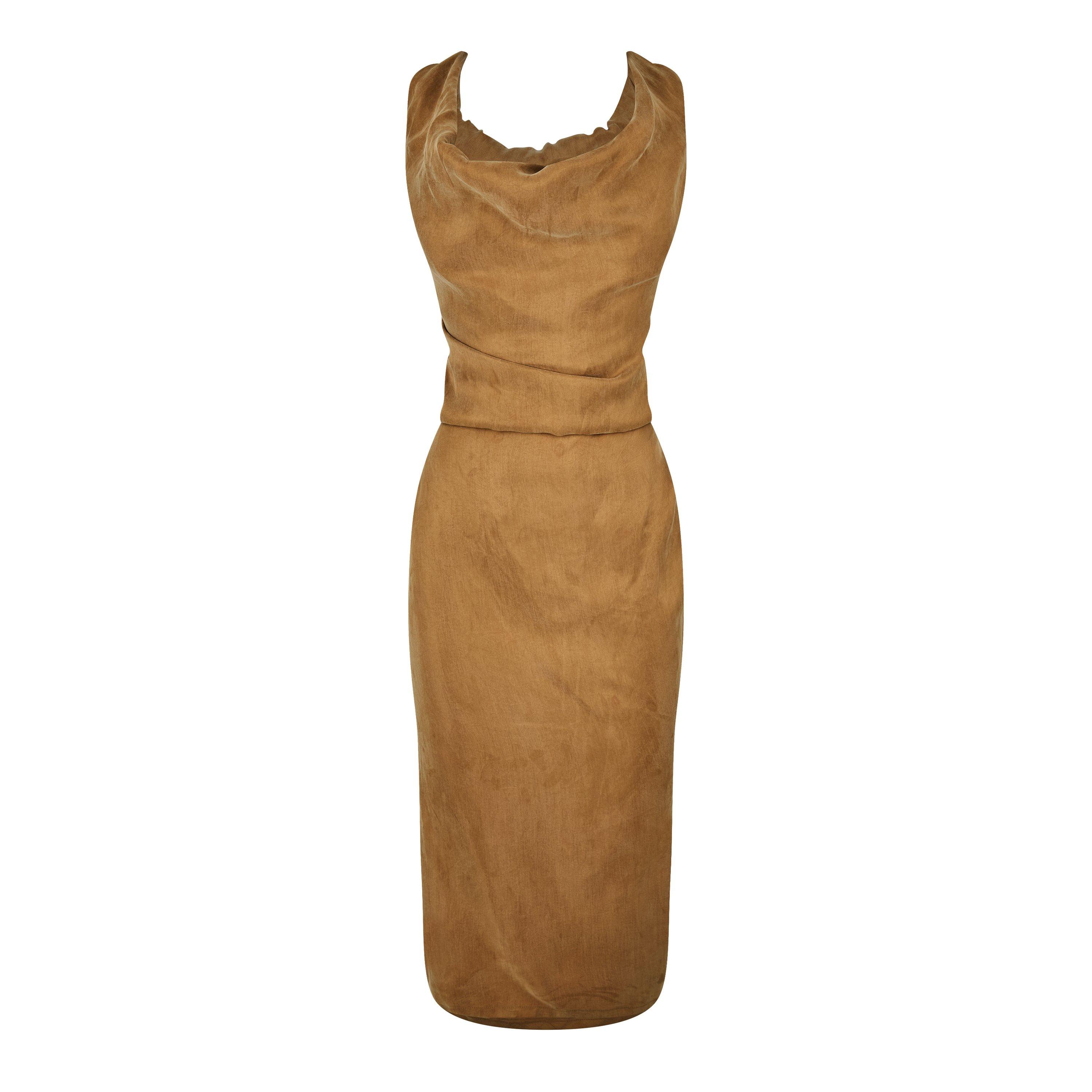Beige - Vivienne Westwood - Ginnie Pencil Maxi Dress - 5