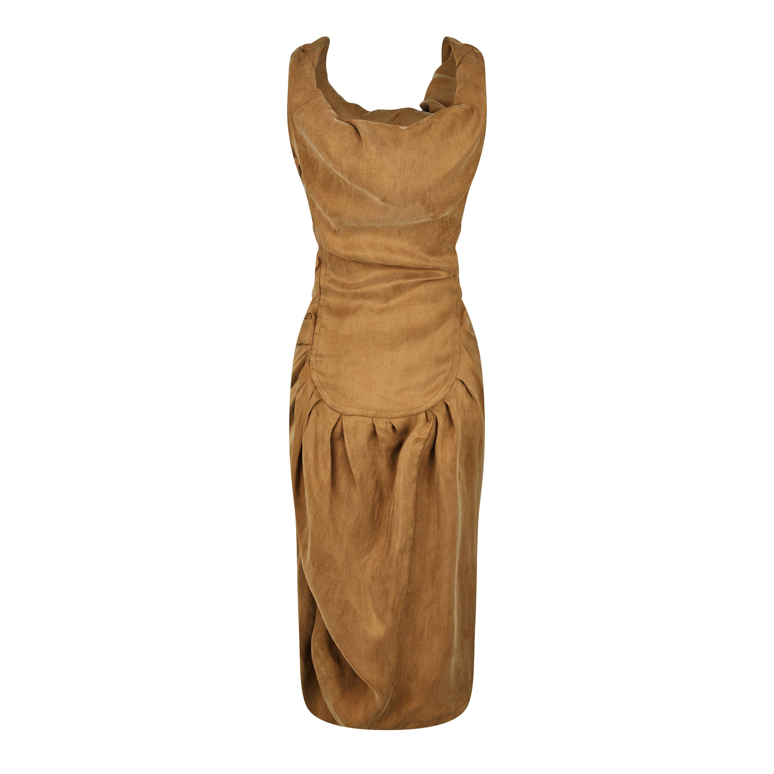 Beige - Vivienne Westwood - Ginnie Pencil Maxi Dress - 6