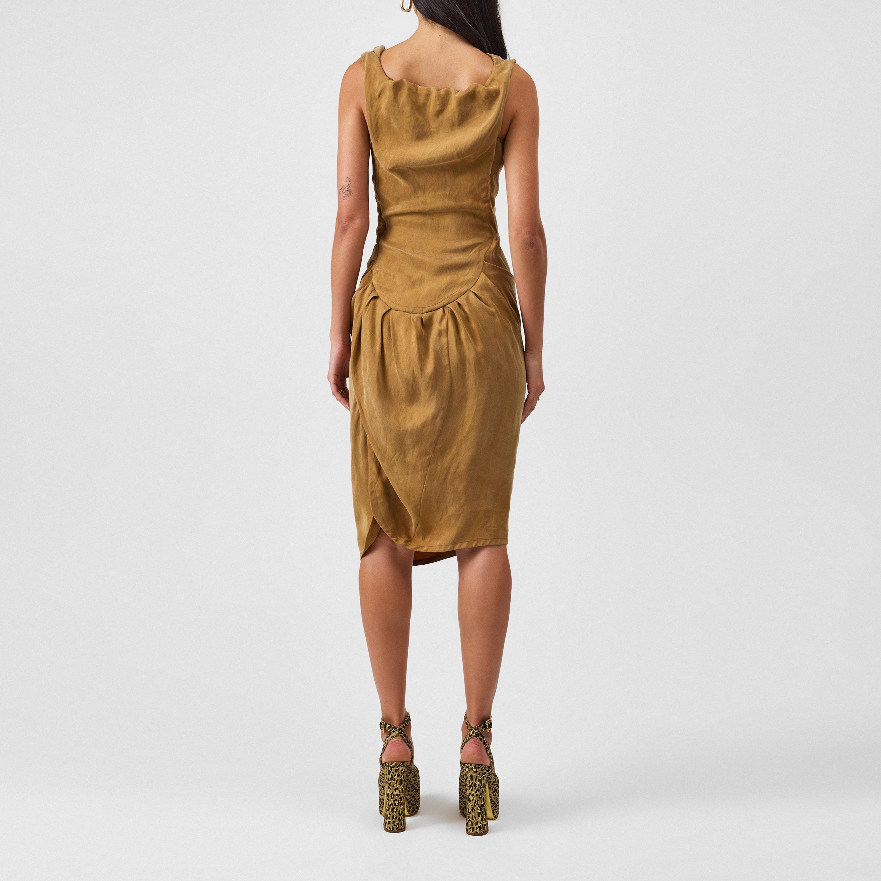 Beige - Vivienne Westwood - Ginnie Pencil Maxi Dress - 3