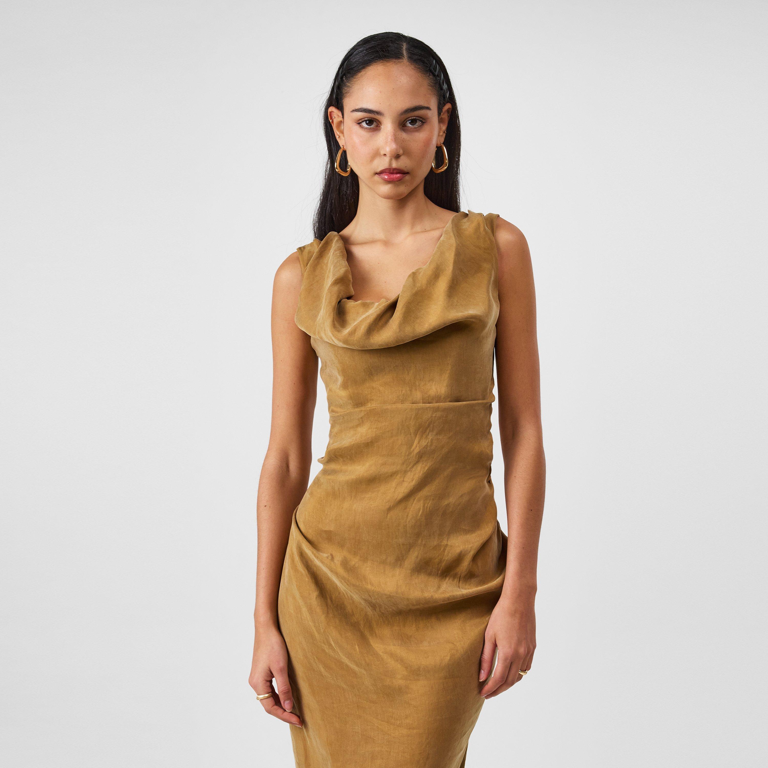 Beige - Vivienne Westwood - Ginnie Pencil Maxi Dress - 4