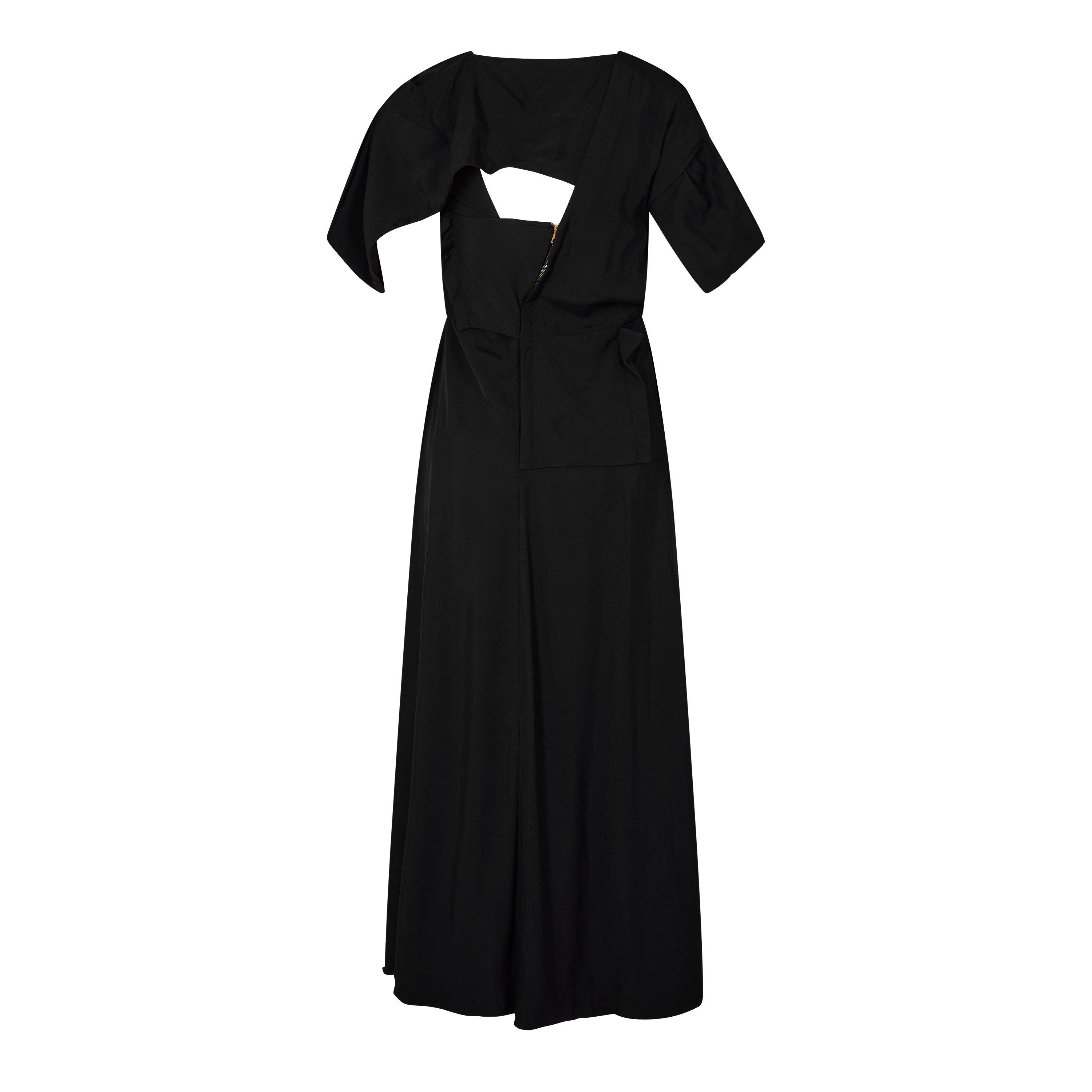 Black - Bottega Veneta - Women's Long Maxi Dress - 2