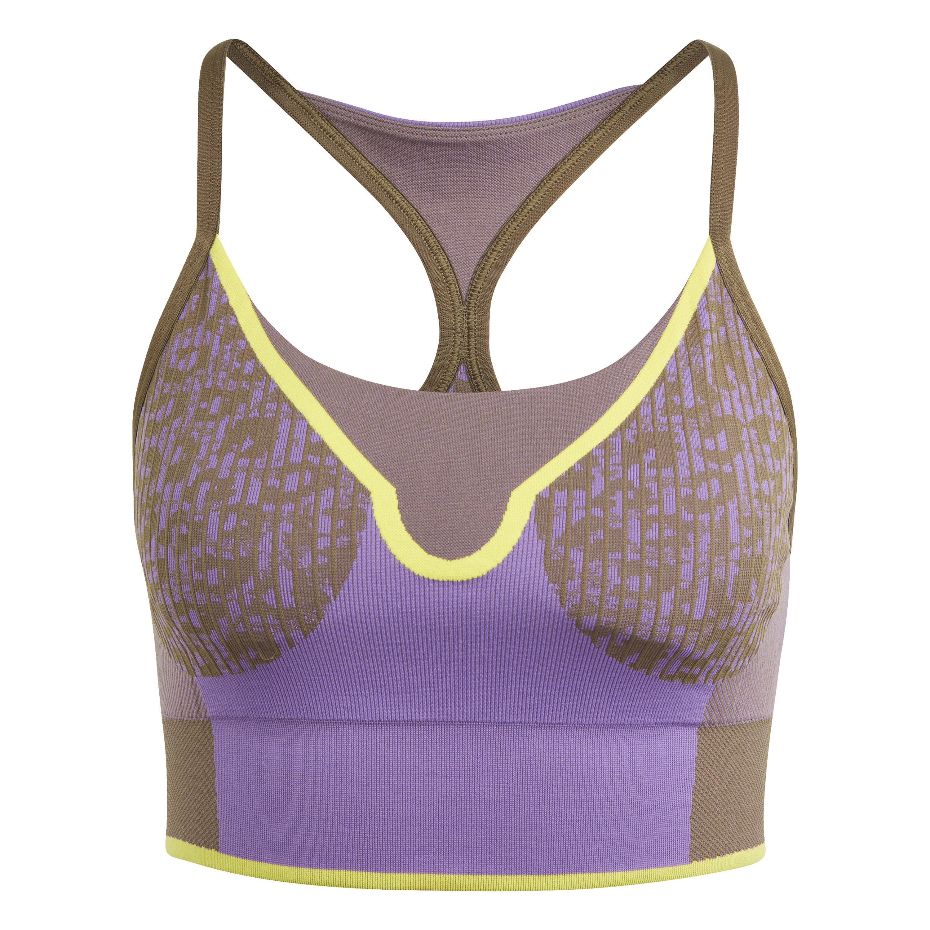 Adidas Women's Non Wired Medium Impact Sports Bra - Olive - 8 (XS)