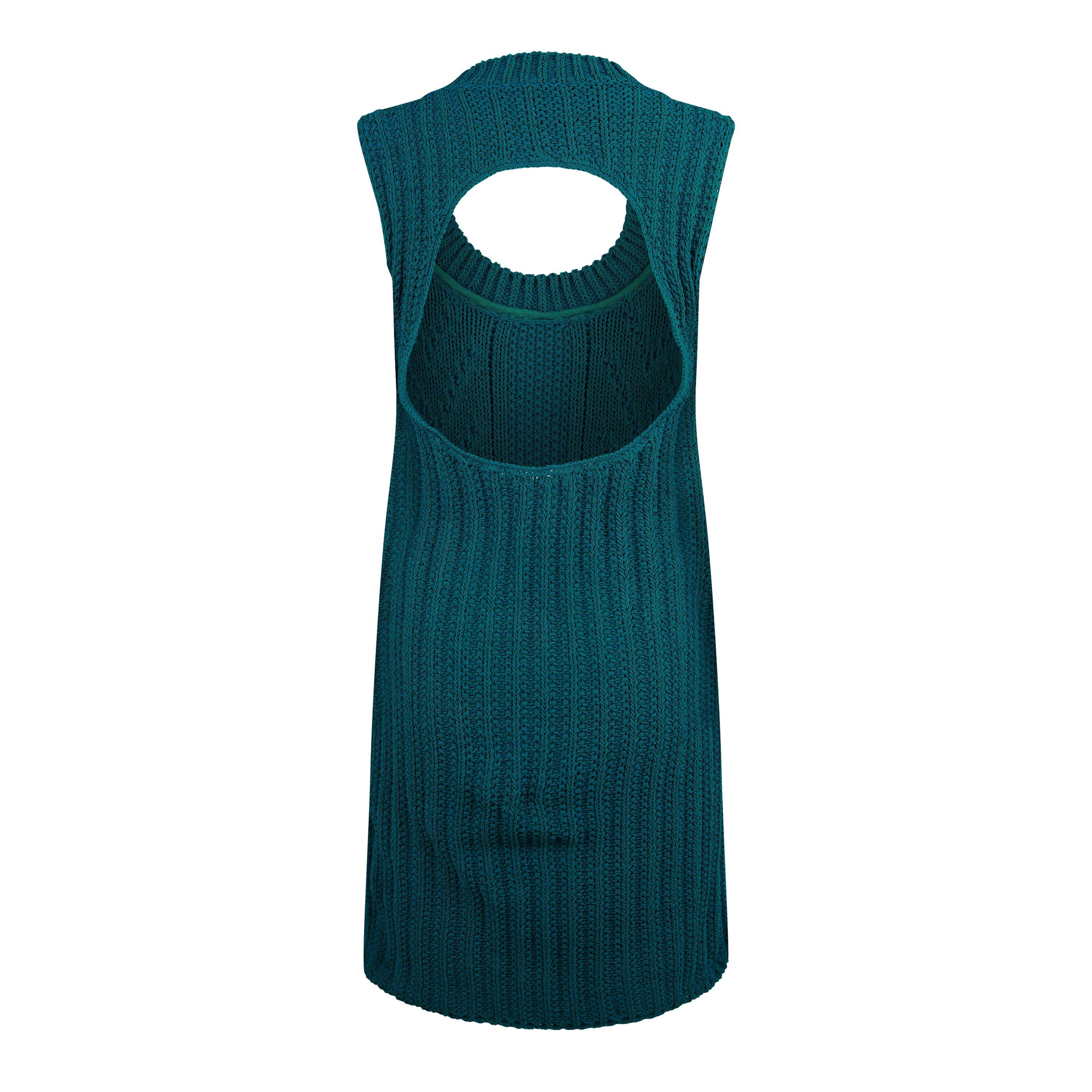 Duck Green - Bottega Veneta - Women's Swing Dress - 2