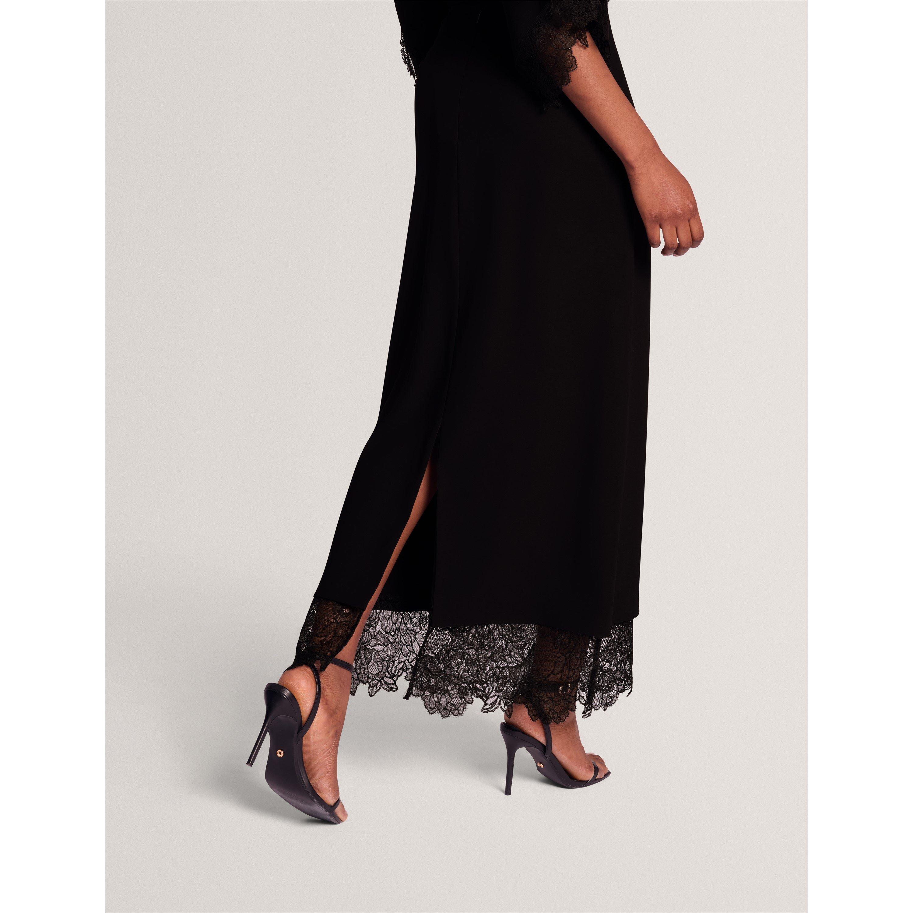 Black - Ted Baker - Ted Slip Skirt Ld64 - 5