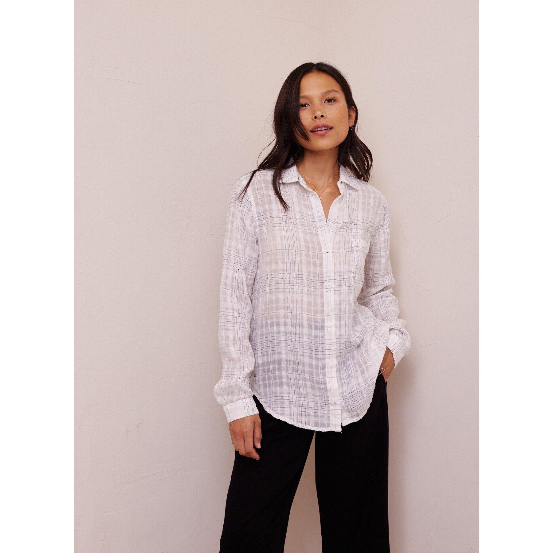 Playa Sierna - Bella Dahl - Women's Long-Sleeve Plain Shirt - 2