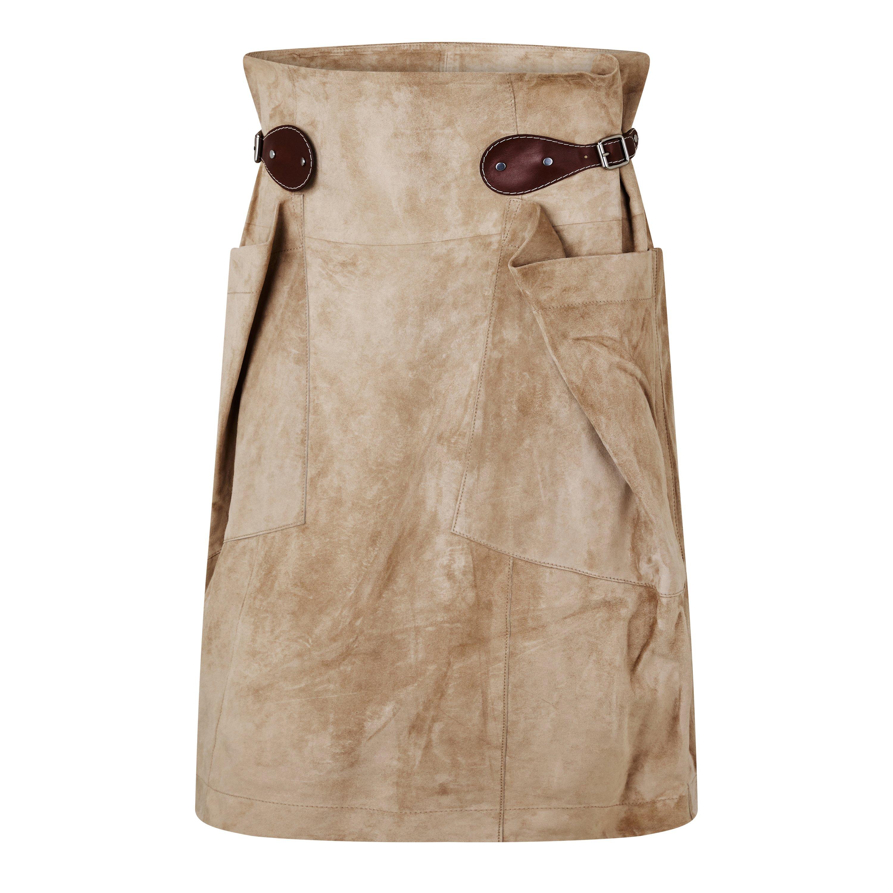 Camel - Bottega Veneta - Women's Midi Skirt - 3