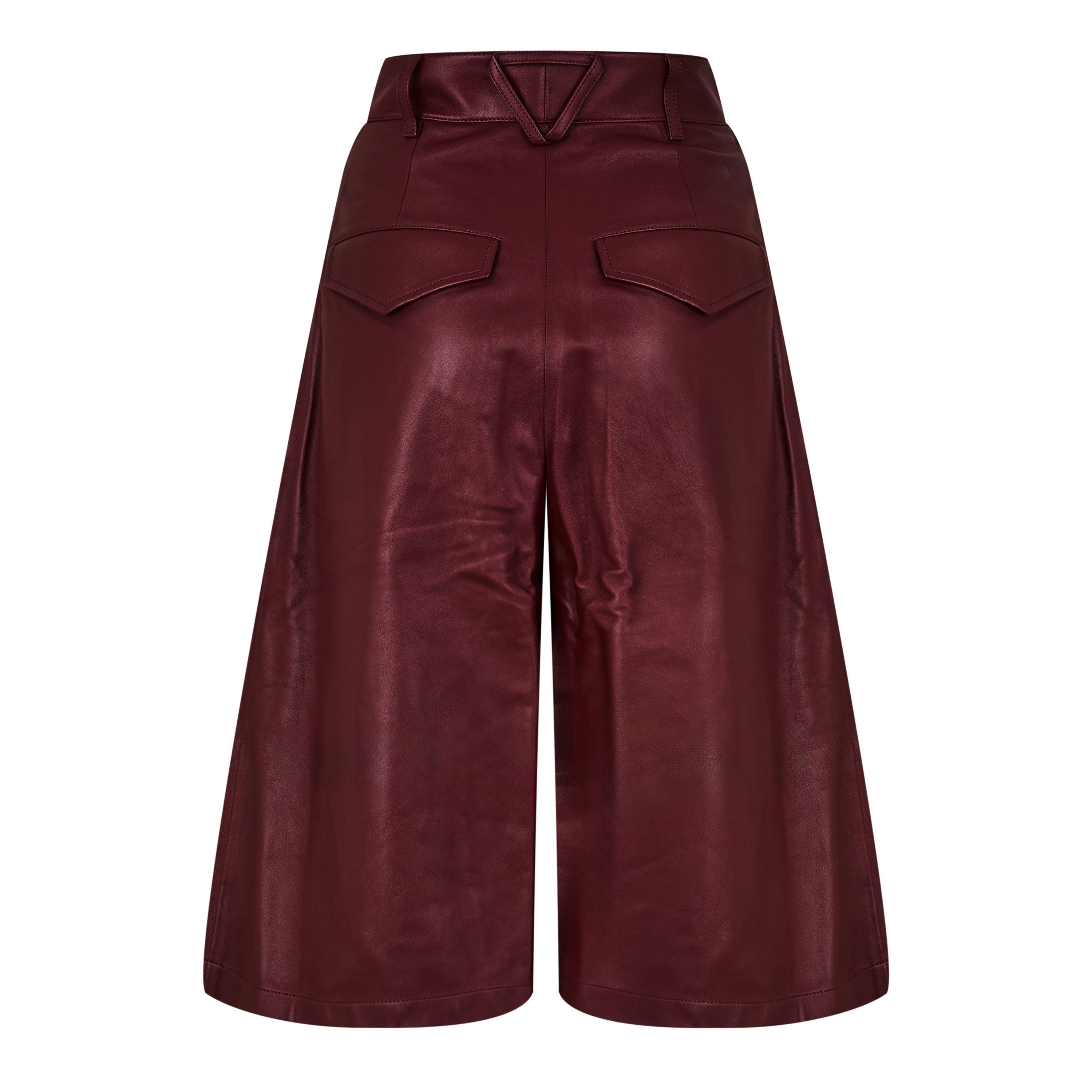 Ox Blood - Bottega Veneta - Women's Bermuda Chino Shorts - 2