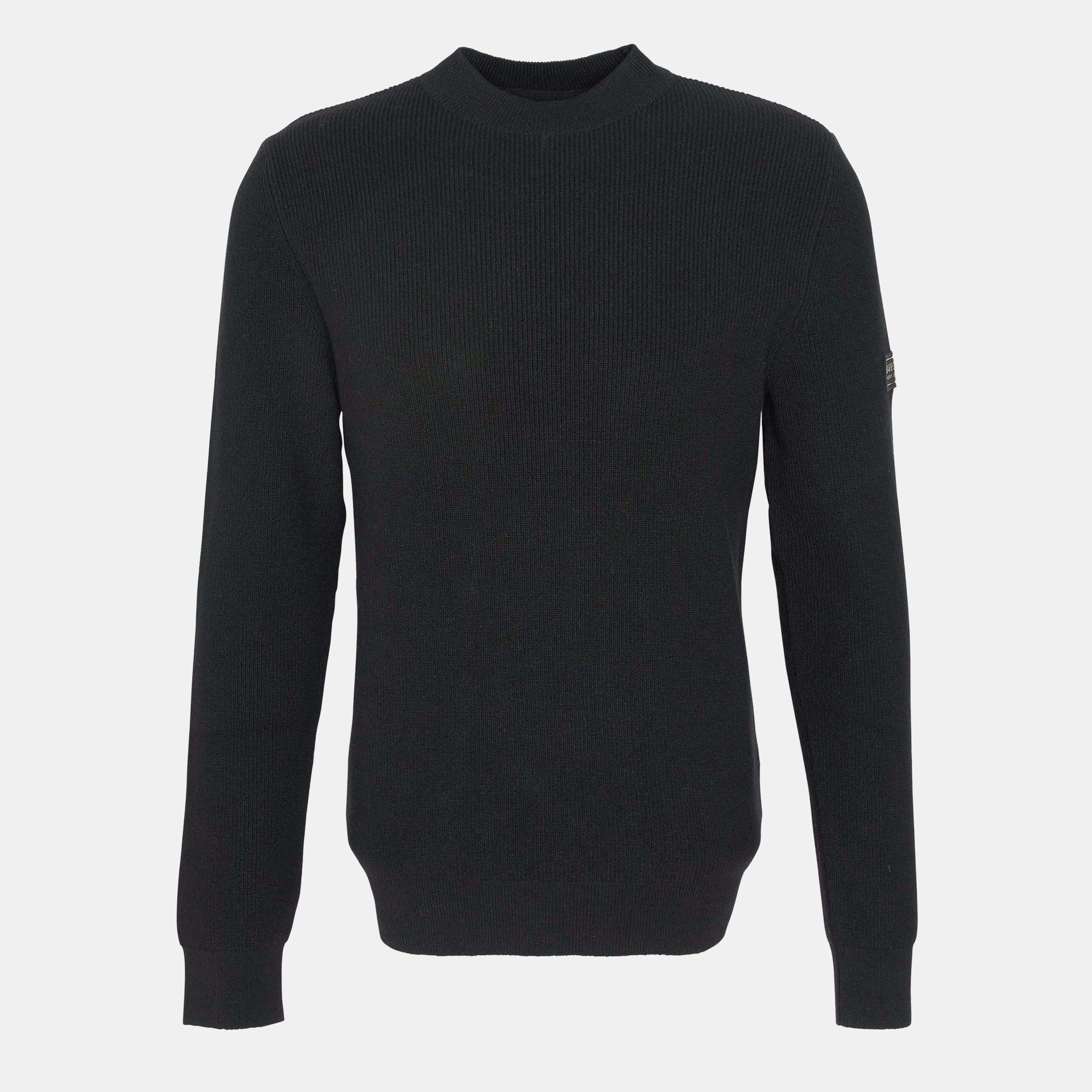 Black BK31 - Barbour International - Crawley Crew Neck Jumper - 1