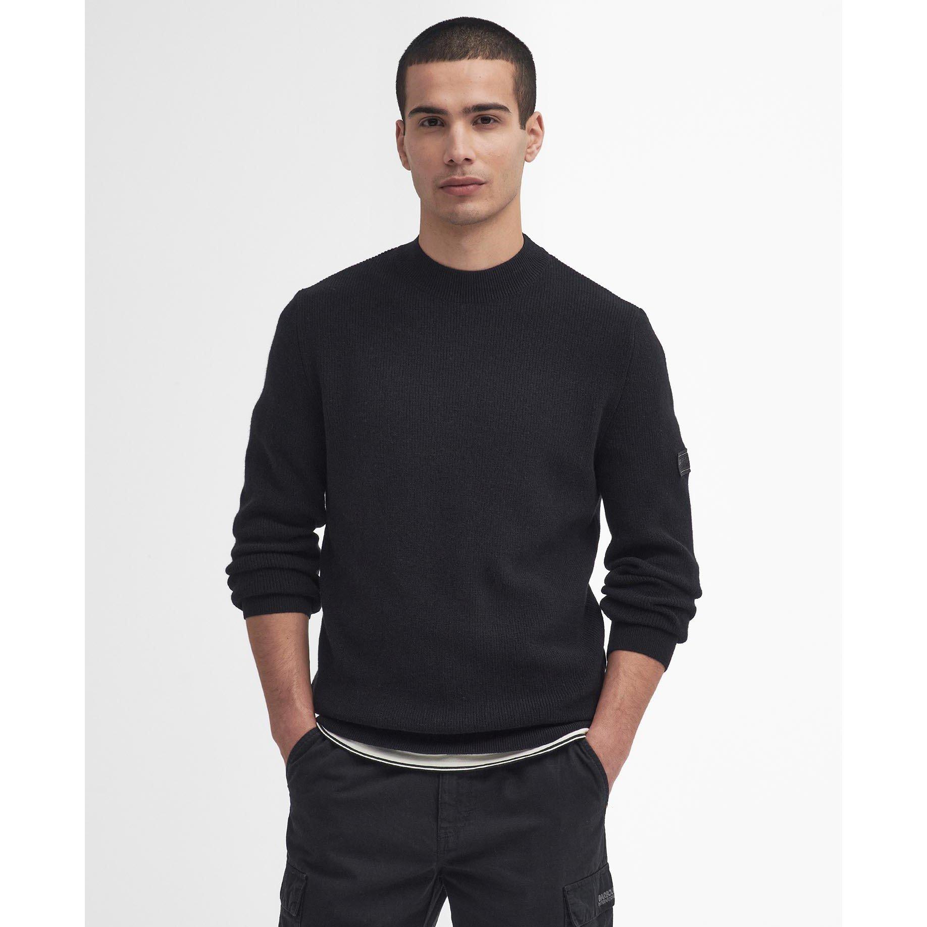 Black BK31 - Barbour International - Crawley Crew Neck Jumper - 2