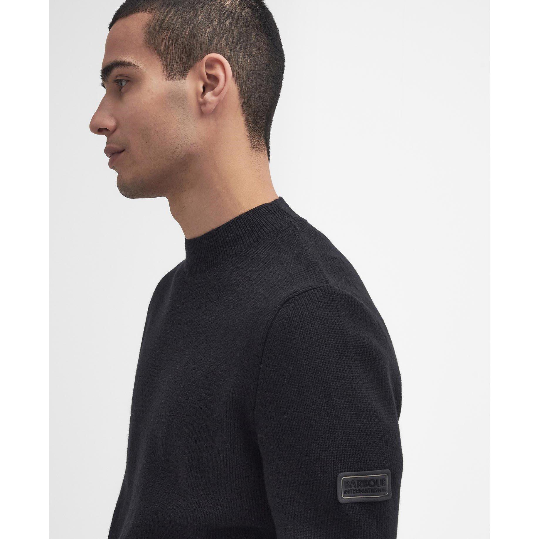Black BK31 - Barbour International - Crawley Crew Neck Jumper - 4