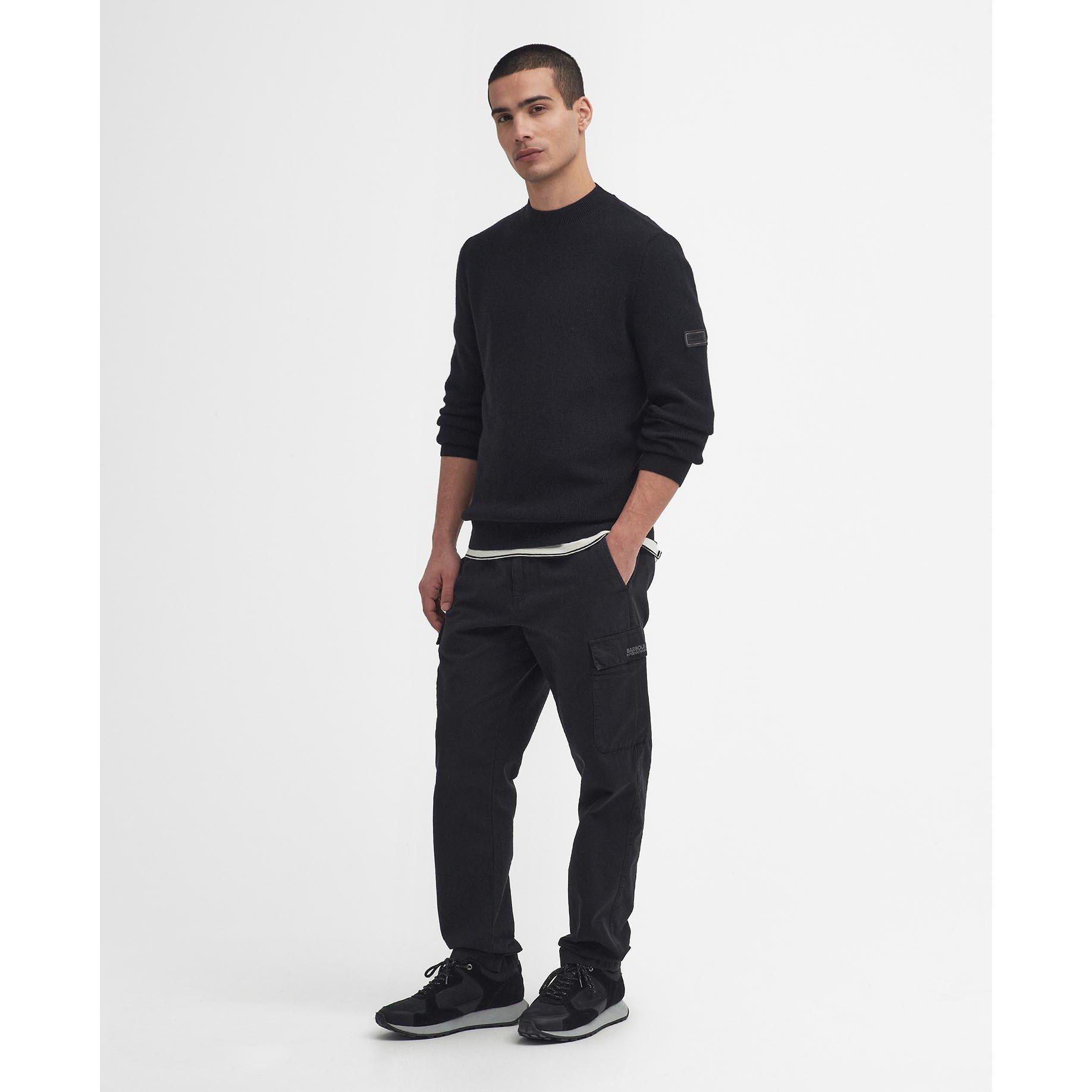 Black BK31 - Barbour International - Crawley Crew Neck Jumper - 6