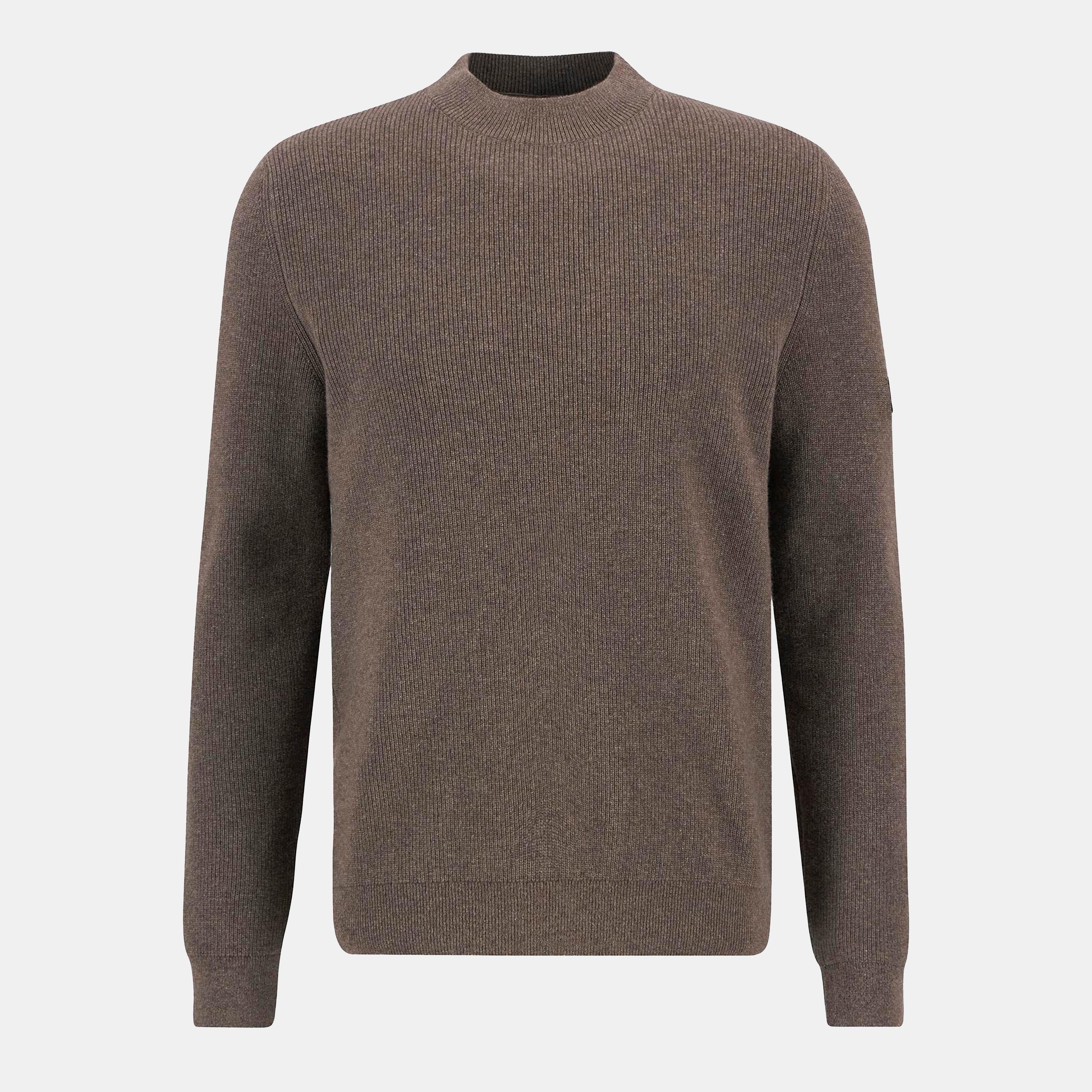 Barbour International Men's Crawley Crew Neck Jumper - Brindle St59 - M