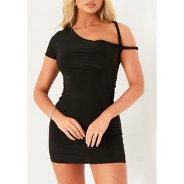 Missy Empire ME Twist Strap Super Soft Mini Dress