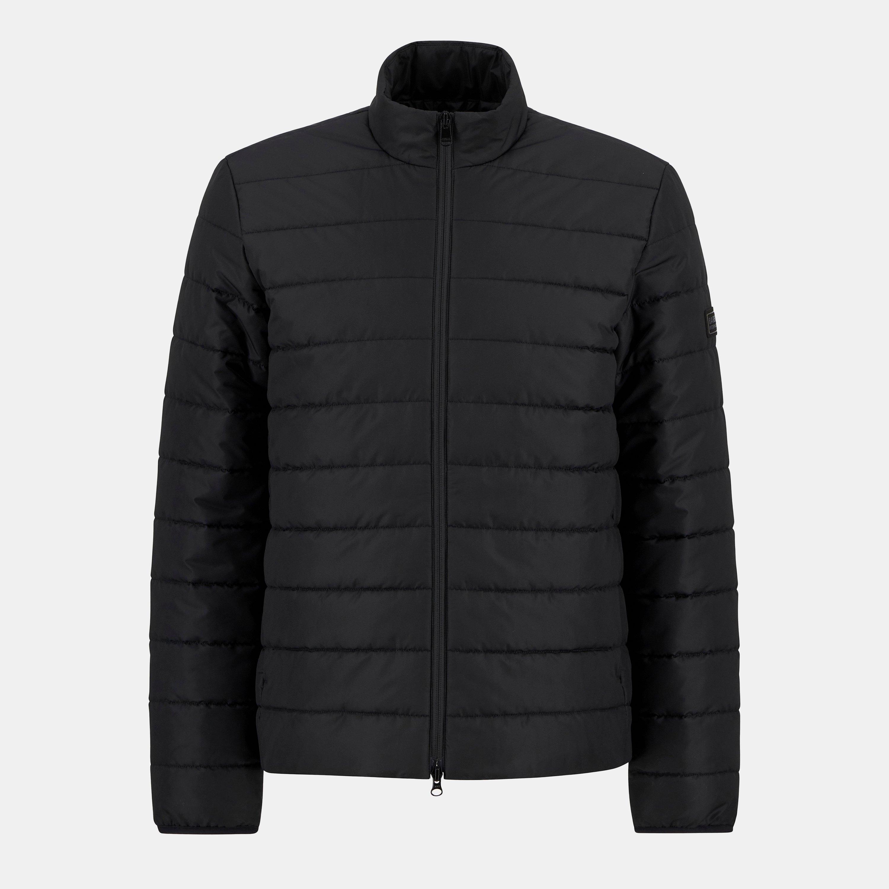 Barbour International Men's Aldon Long Sleeve Quilted Jacket - Black BK11 - XL