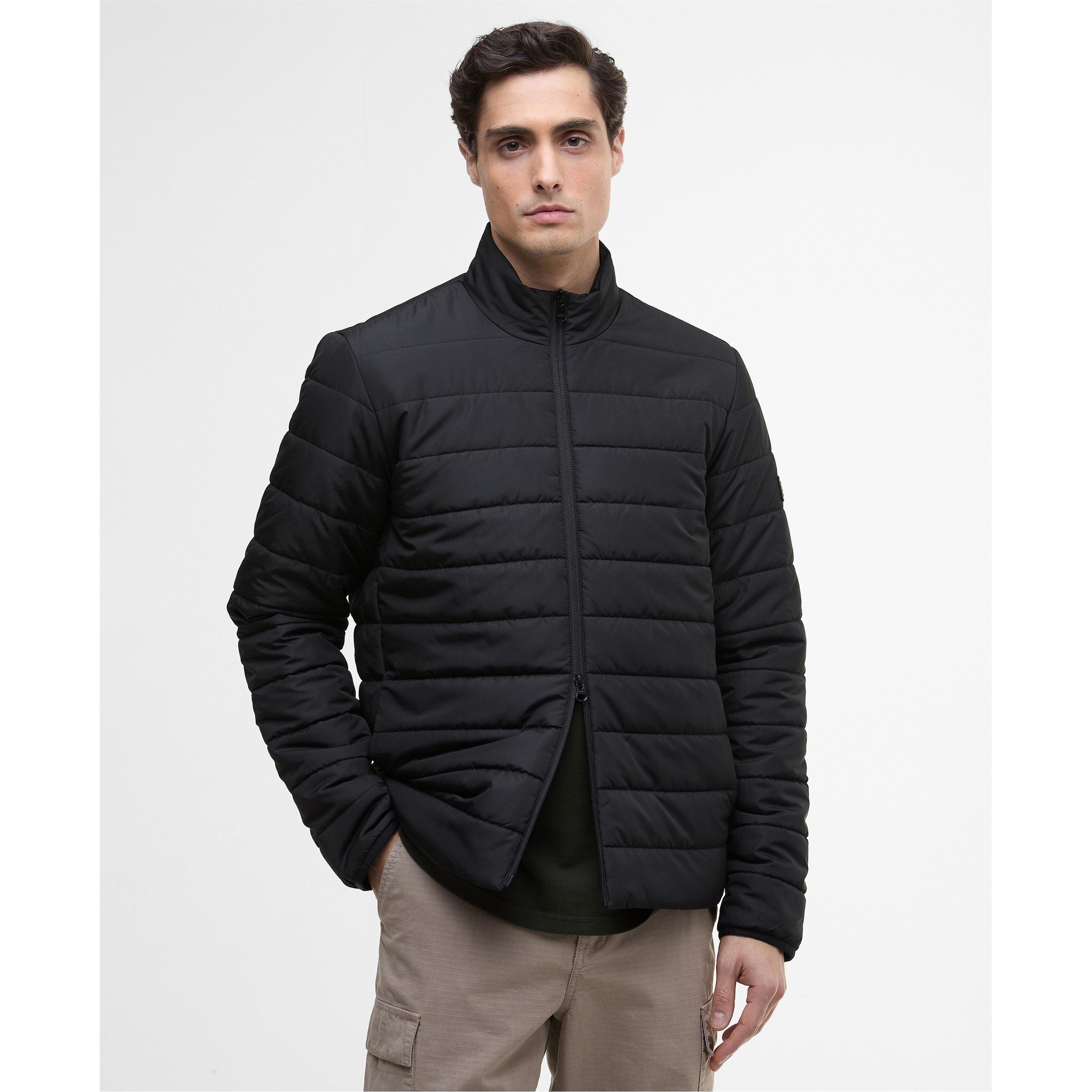 Black BK11 - Barbour International - Men's Aldon Long Sleeve Quilted Jacket - 2