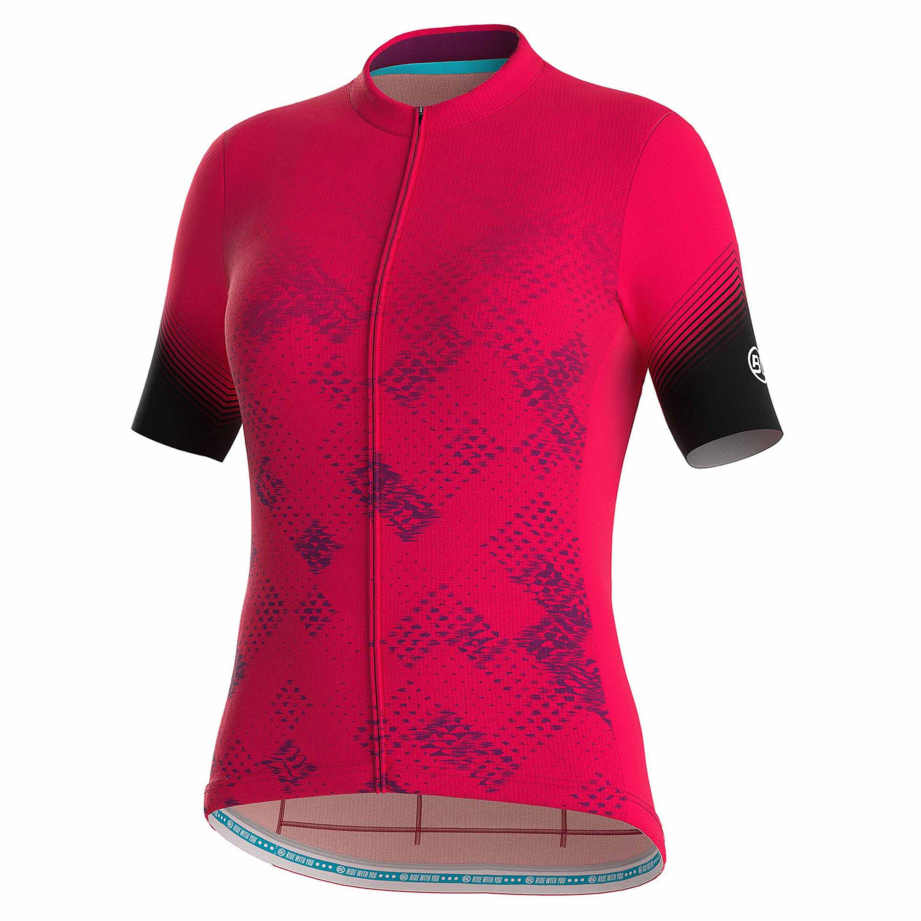 Bicycle Line Women's Tracy S2 Short Sleeve Cycling Jersey - Fuchsia - 8 (XS)