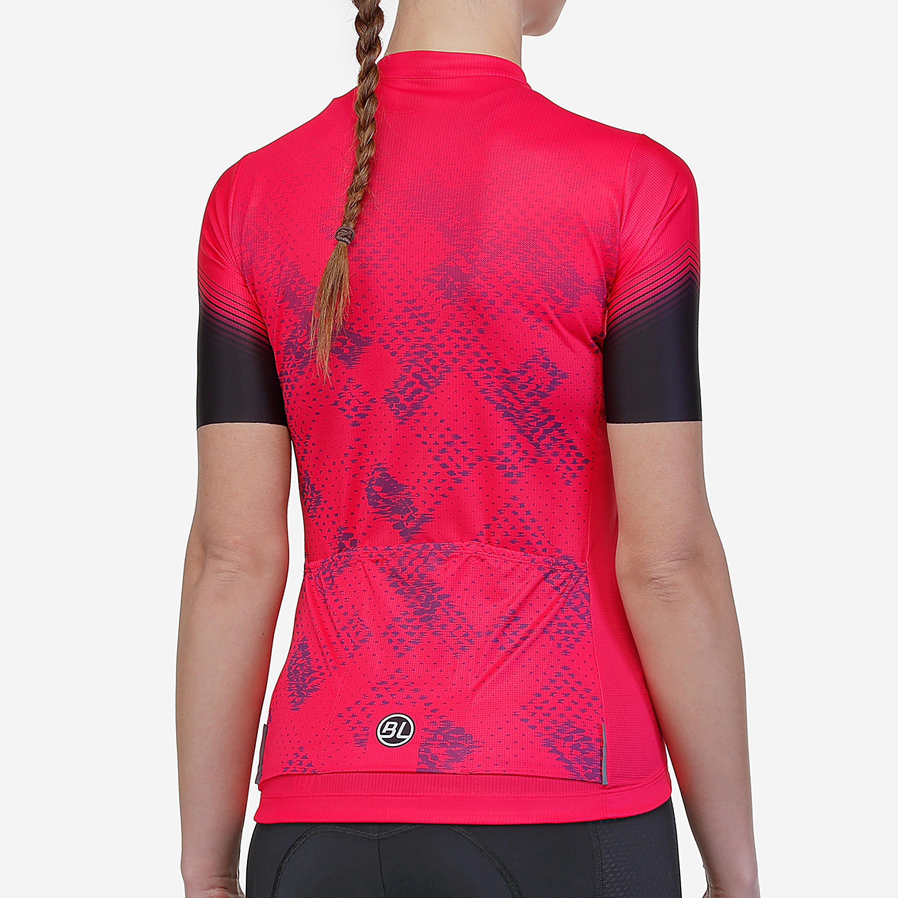 Fuchsia - Bicycle Line - Women's TRACY S2 Short Sleeve Cycling Jersey - 4