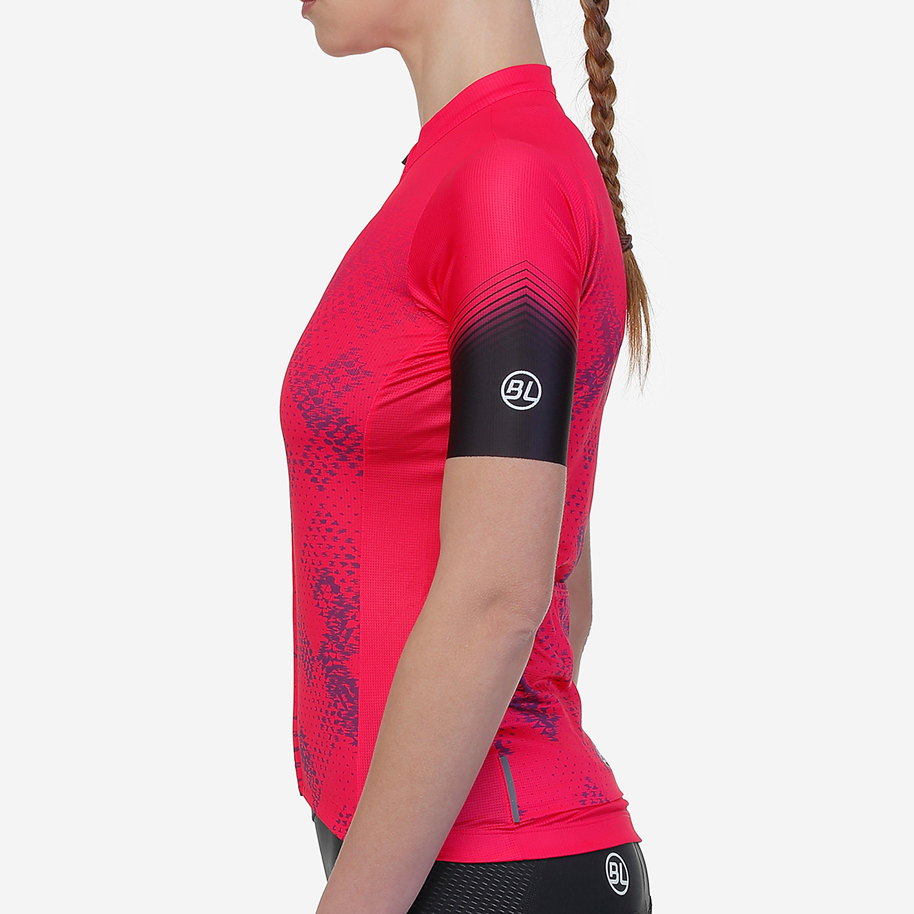 Fuchsia - Bicycle Line - Women's TRACY S2 Short Sleeve Cycling Jersey - 5