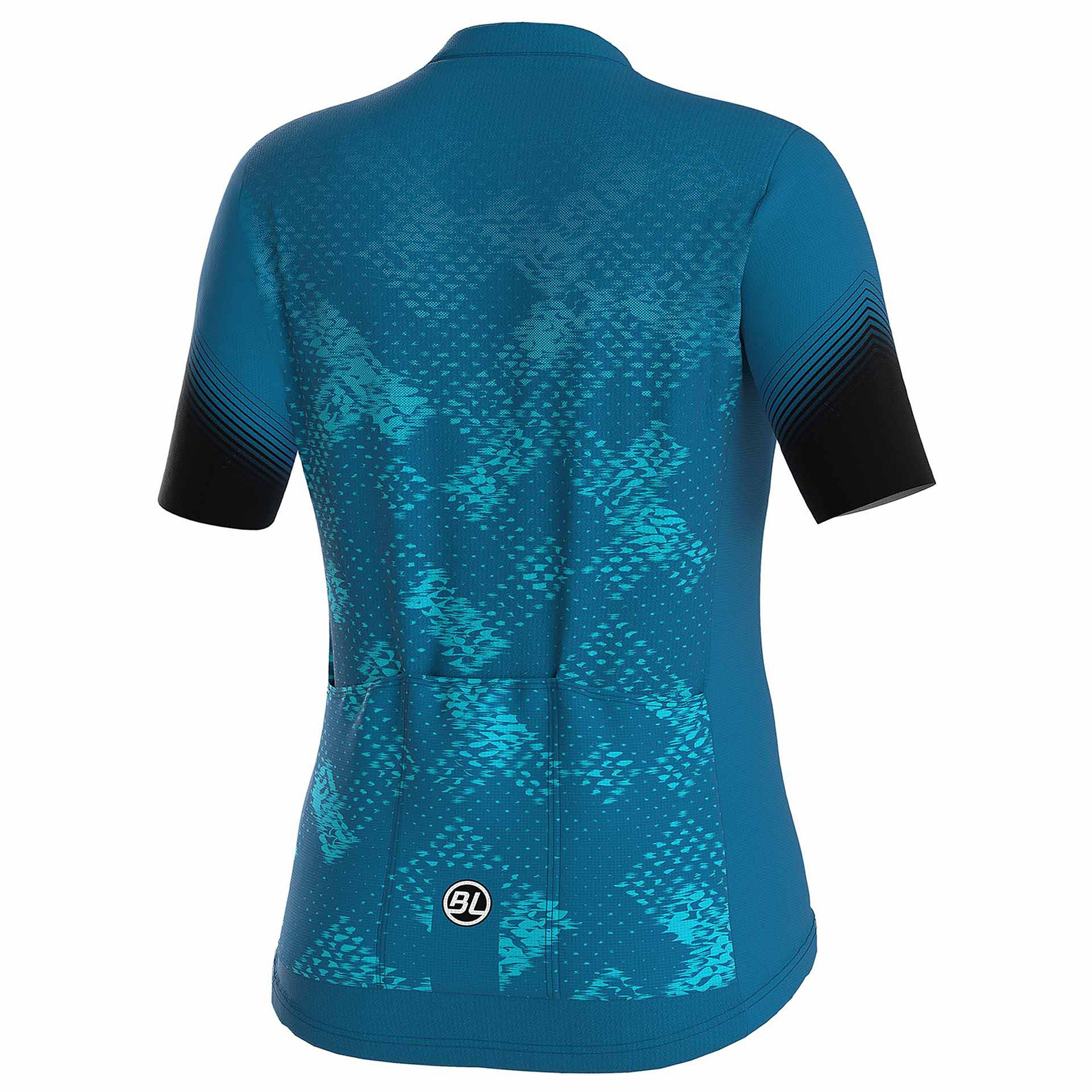 Turquoise - Bicycle Line - Women's TRACY S2 Short Sleeve Cycling Jersey - 2