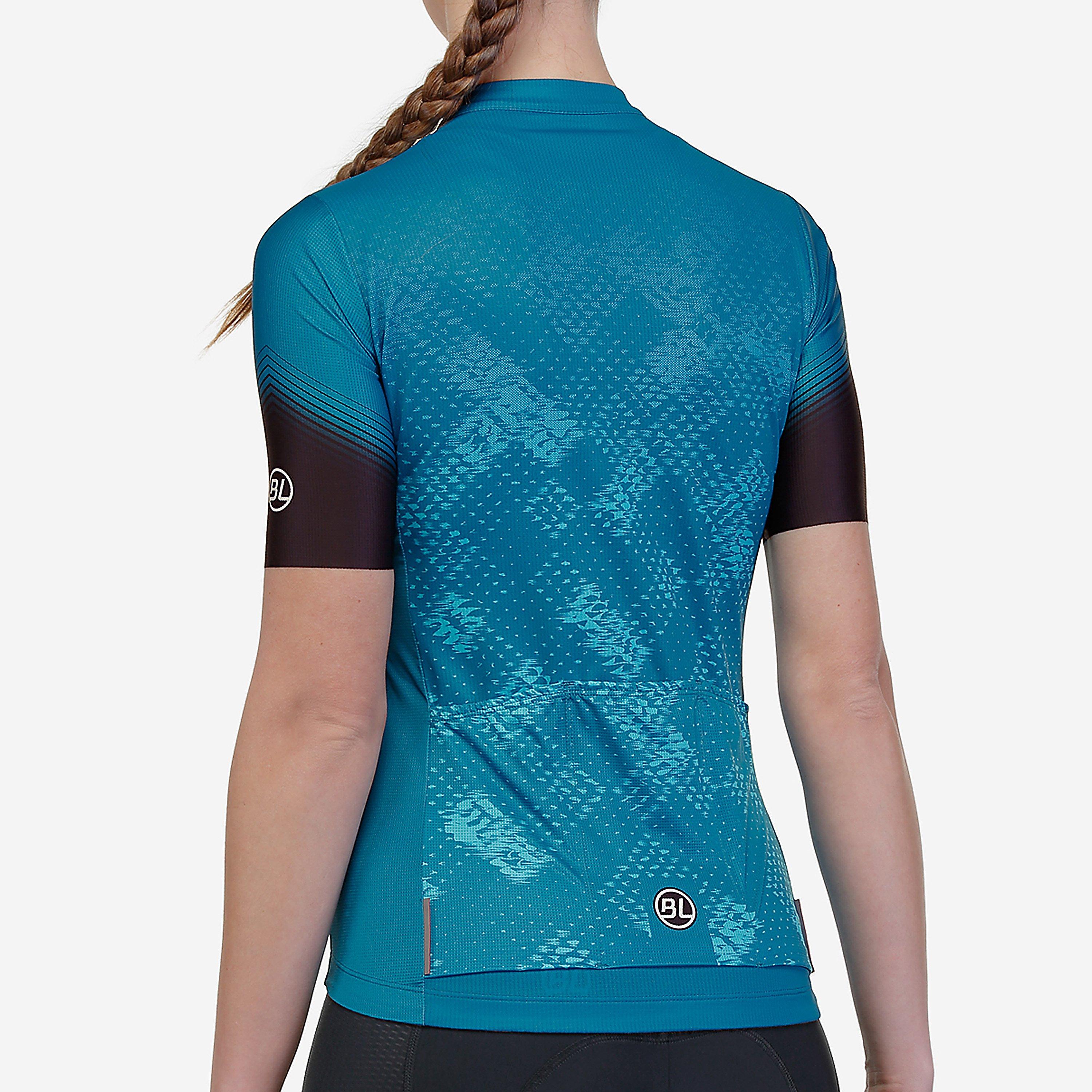 Turquoise - Bicycle Line - Women's TRACY S2 Short Sleeve Cycling Jersey - 4