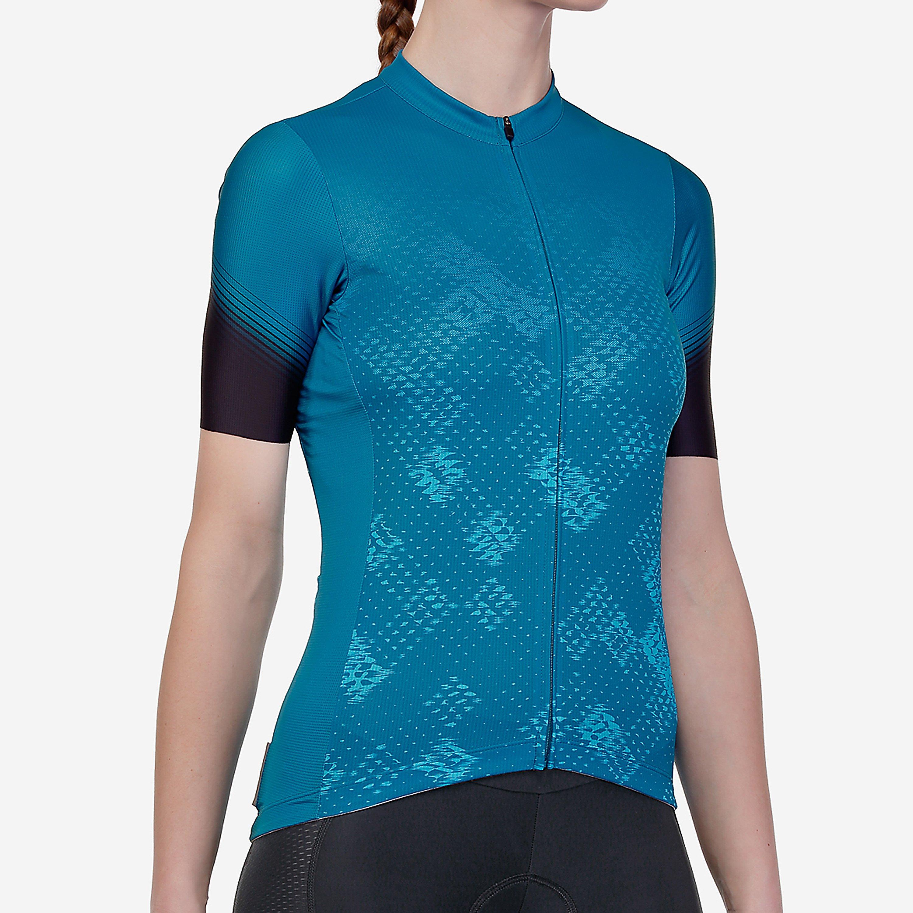 Turquoise - Bicycle Line - Women's TRACY S2 Short Sleeve Cycling Jersey - 5