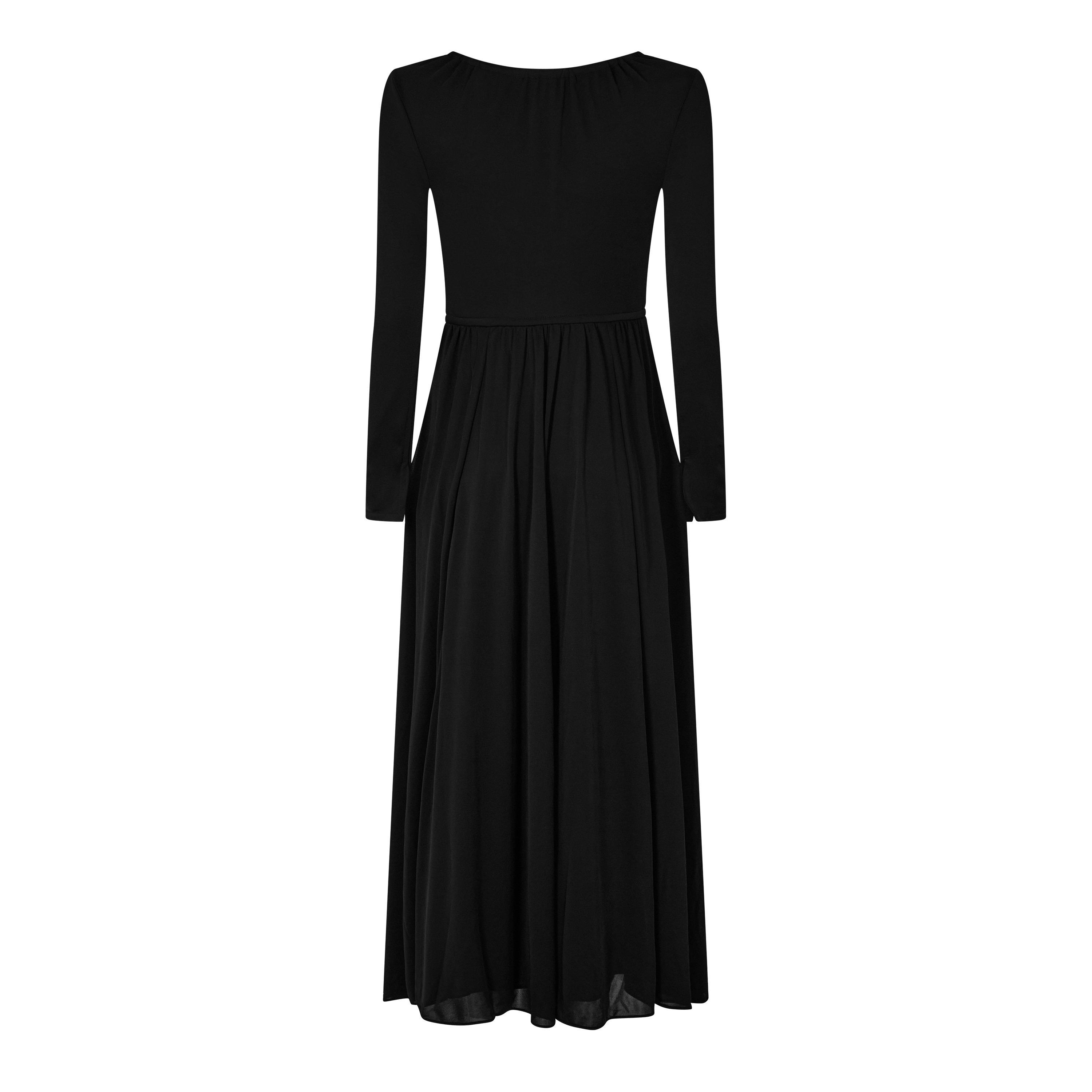 Black - Bottega Veneta - Women's Metal Clasp Corset Dress - 2