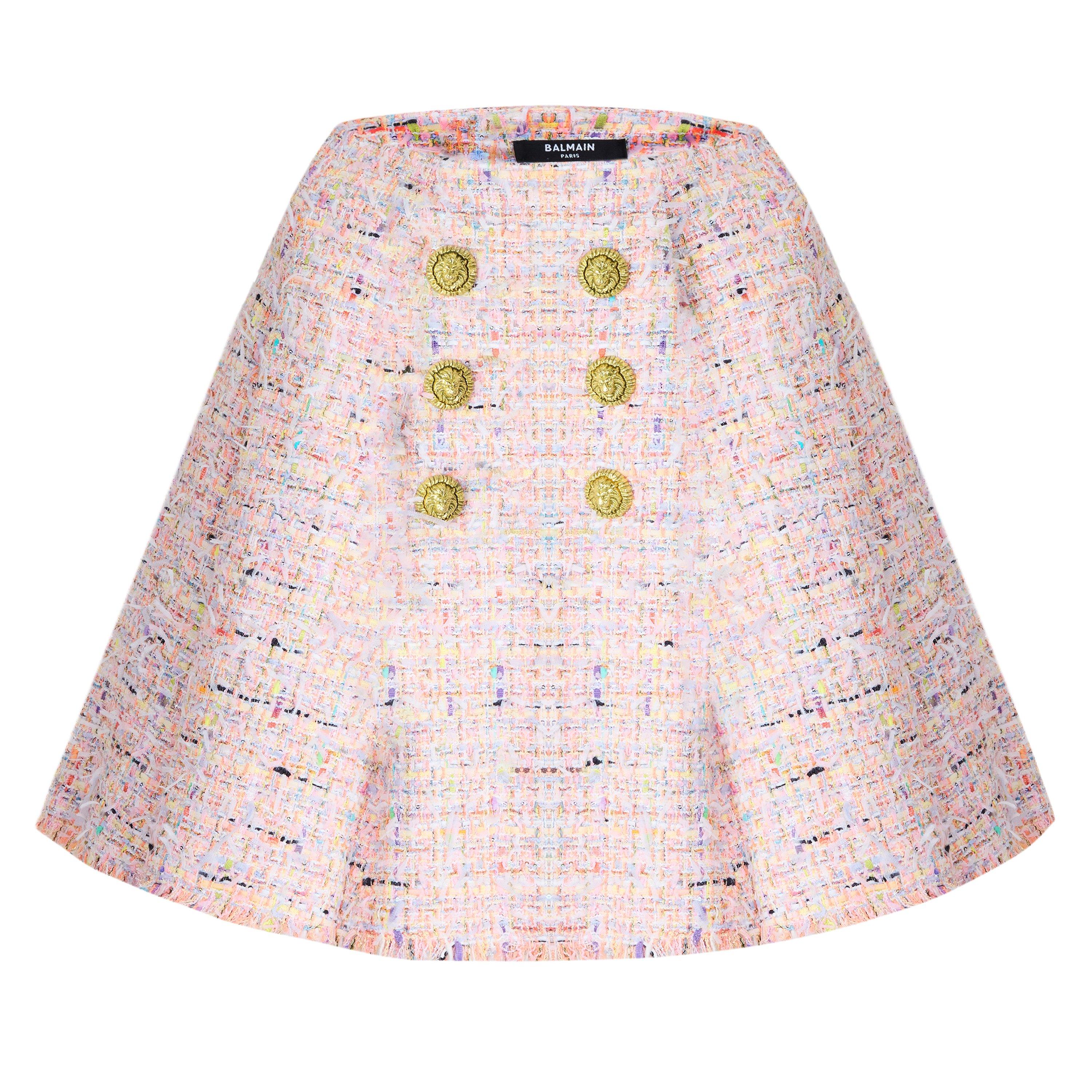 Balmain Balmain Tweed Skirt Ld63