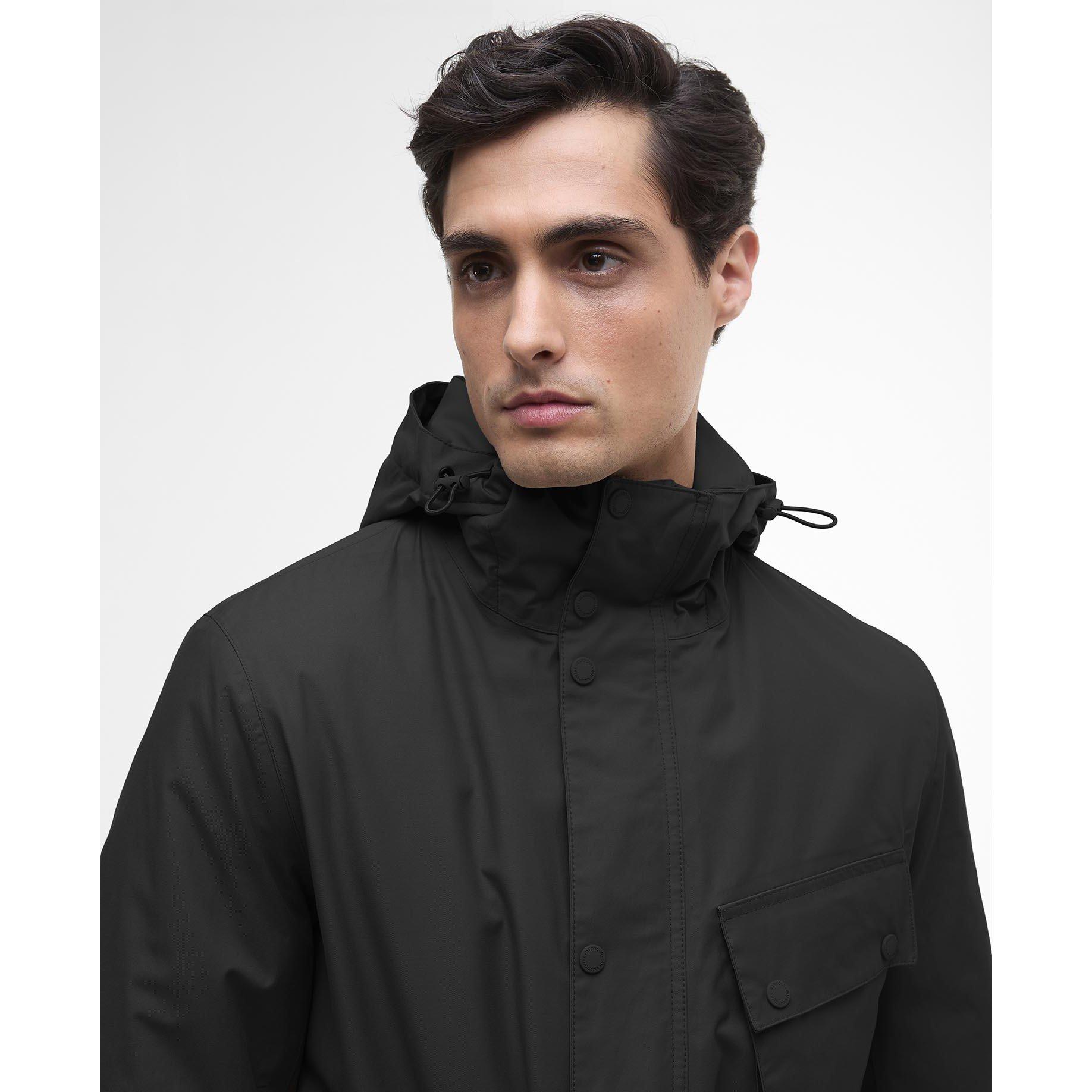 Barbour International Men's Endley Waterproof Hooded Long Sleeve Long ...