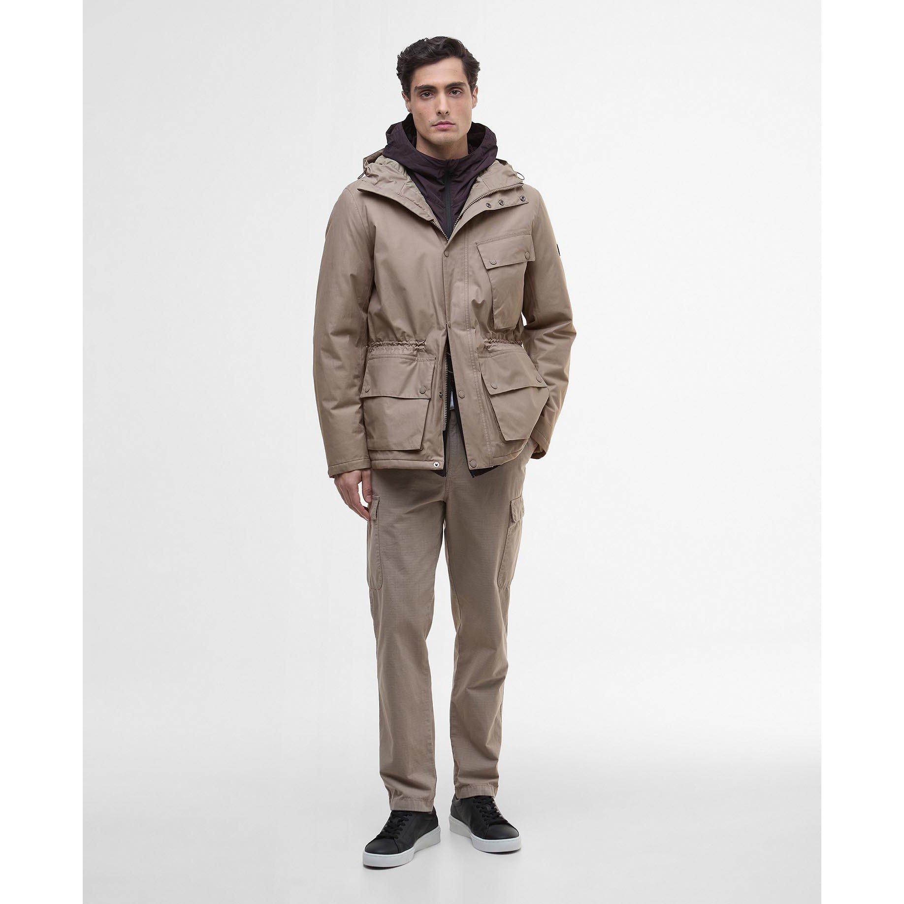 Brindle BR11 - Barbour International - Men's Endley Waterproof Hooded Long Sleeve Long Puffer Jacket - 7