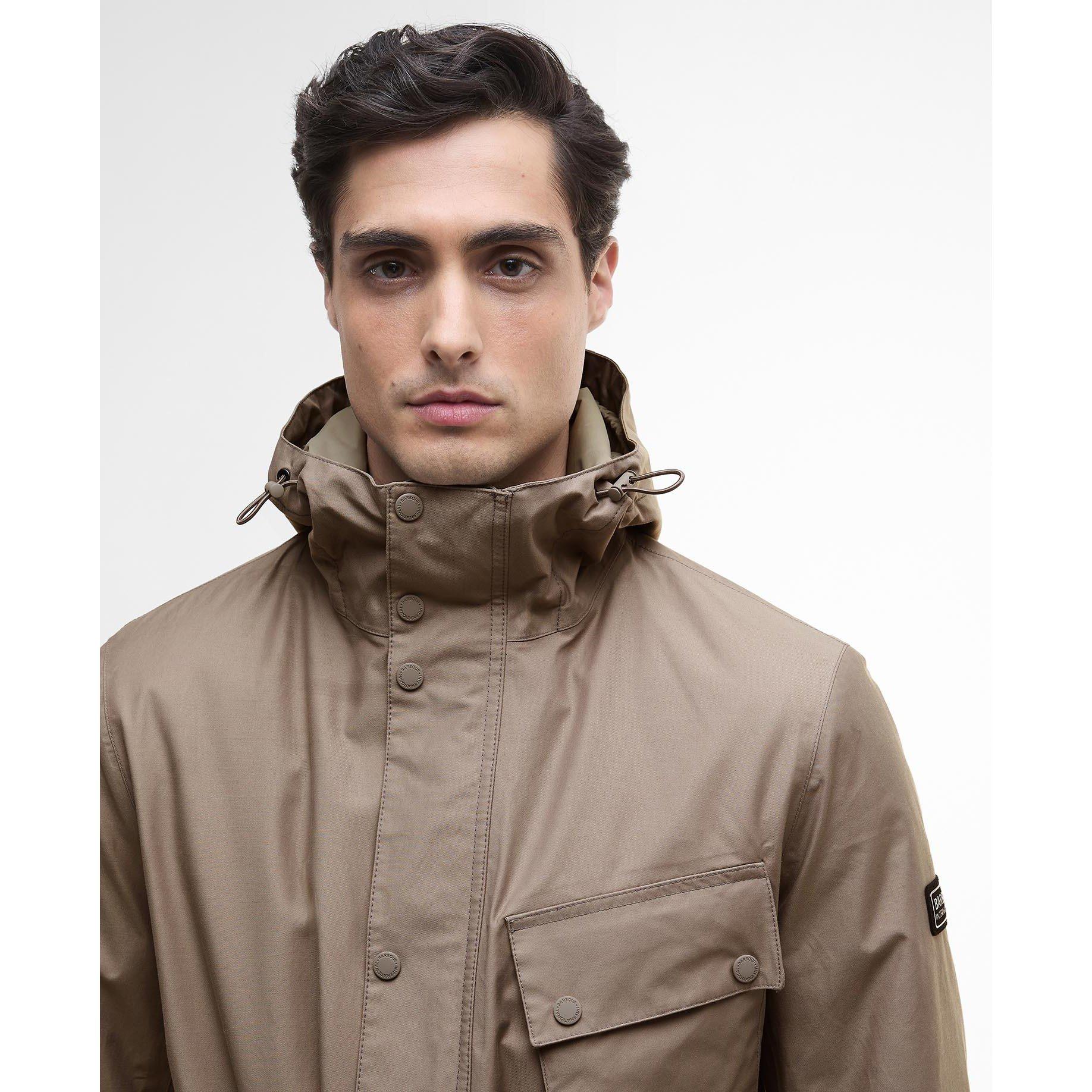 Brindle BR11 - Barbour International - Men's Endley Waterproof Hooded Long Sleeve Long Puffer Jacket - 4