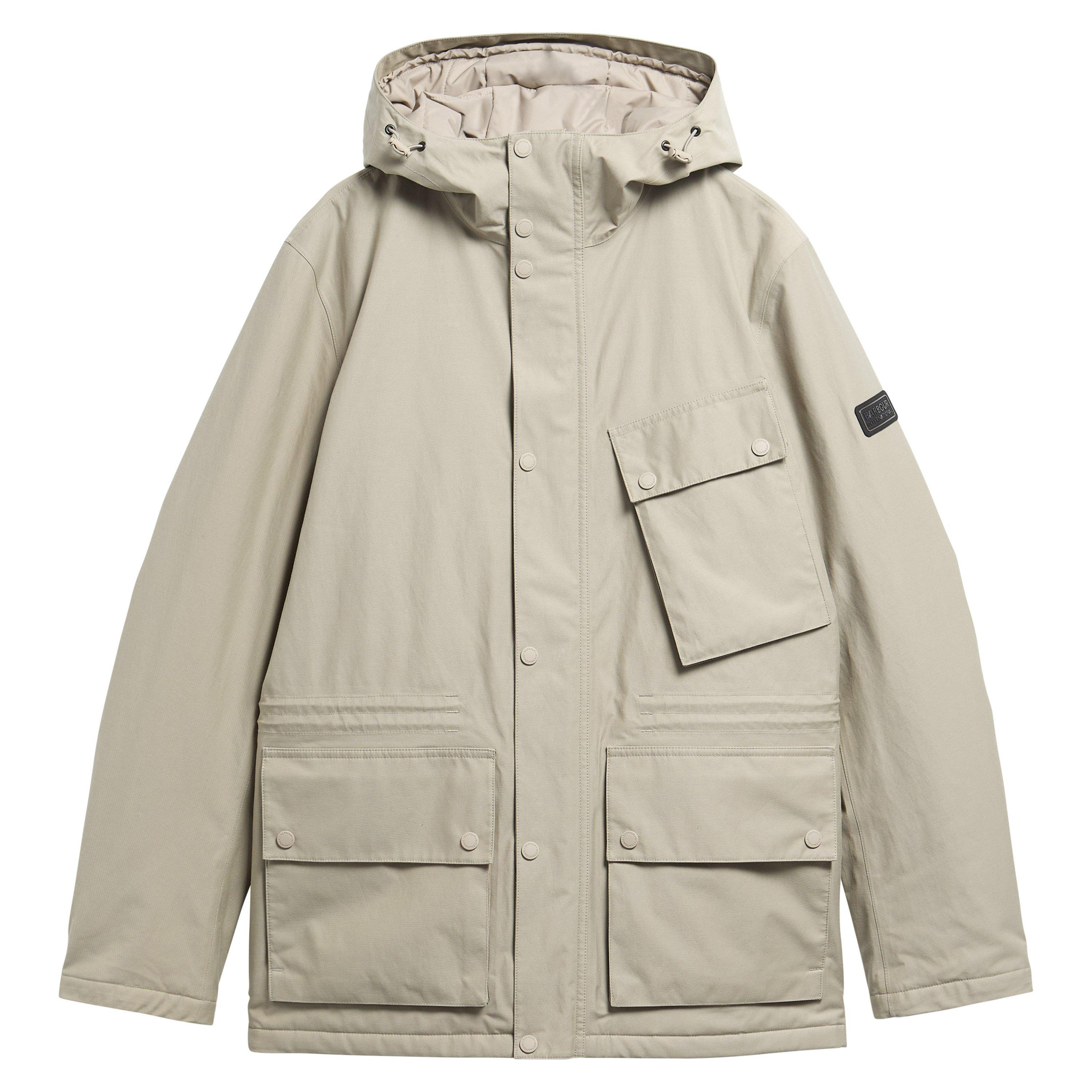 Barbour International Men's Endley Waterproof Hooded Long Sleeve Long Puffer Jacket