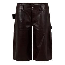 Bottega Veneta Women's Leather Shorts