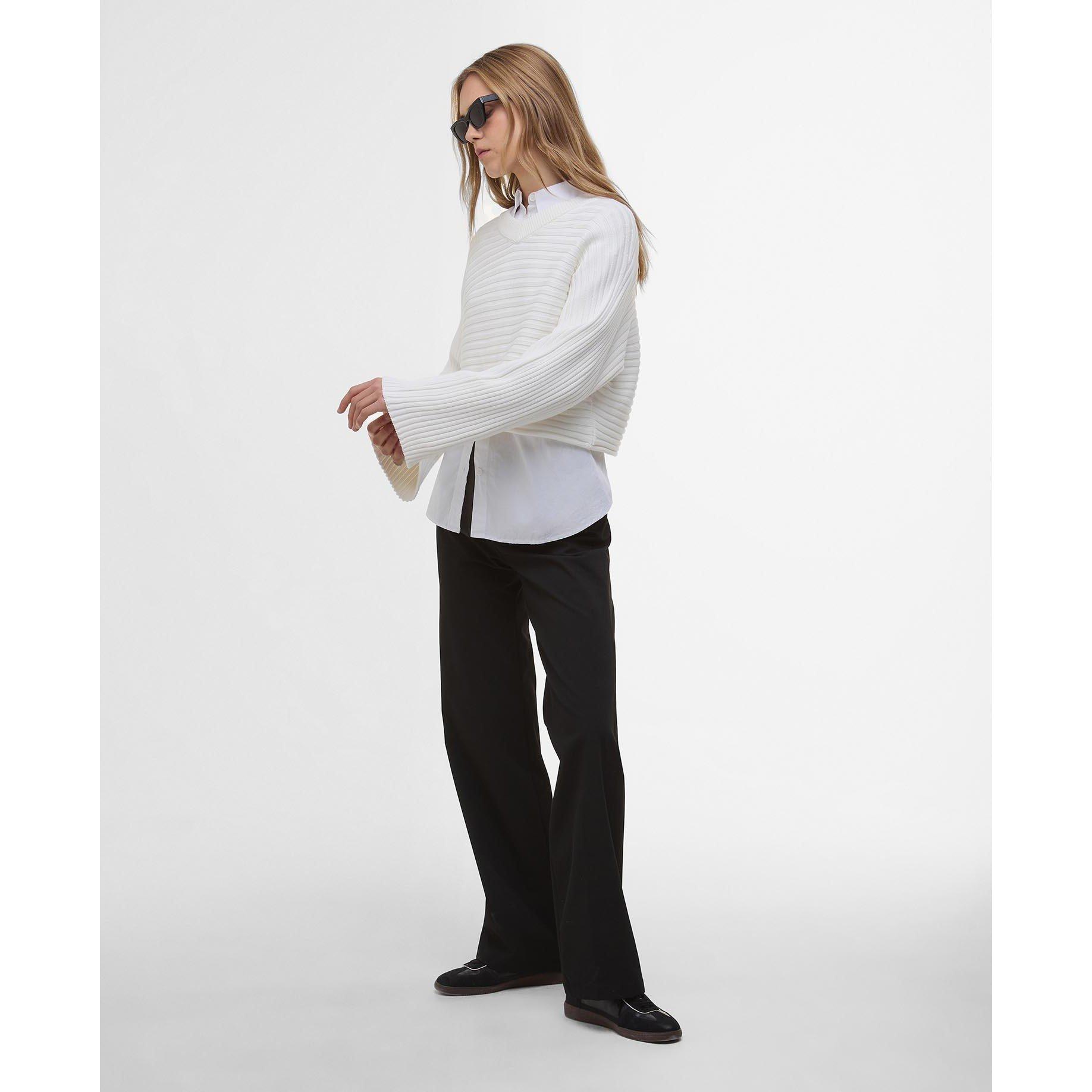 Neutral - Barbour International - Zola Knit Jumper - 3