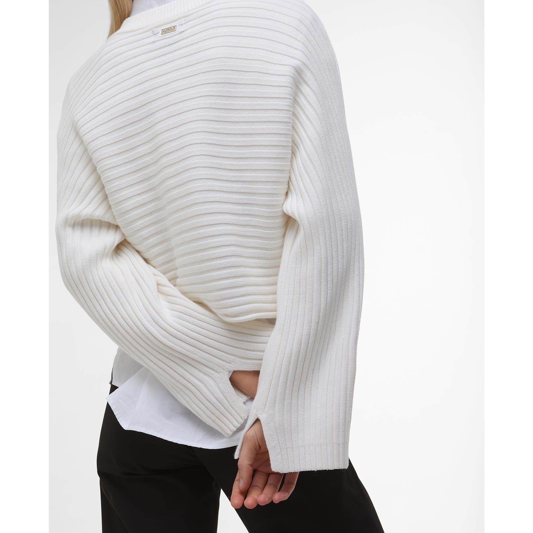 Neutral - Barbour International - Zola Knit Jumper - 5