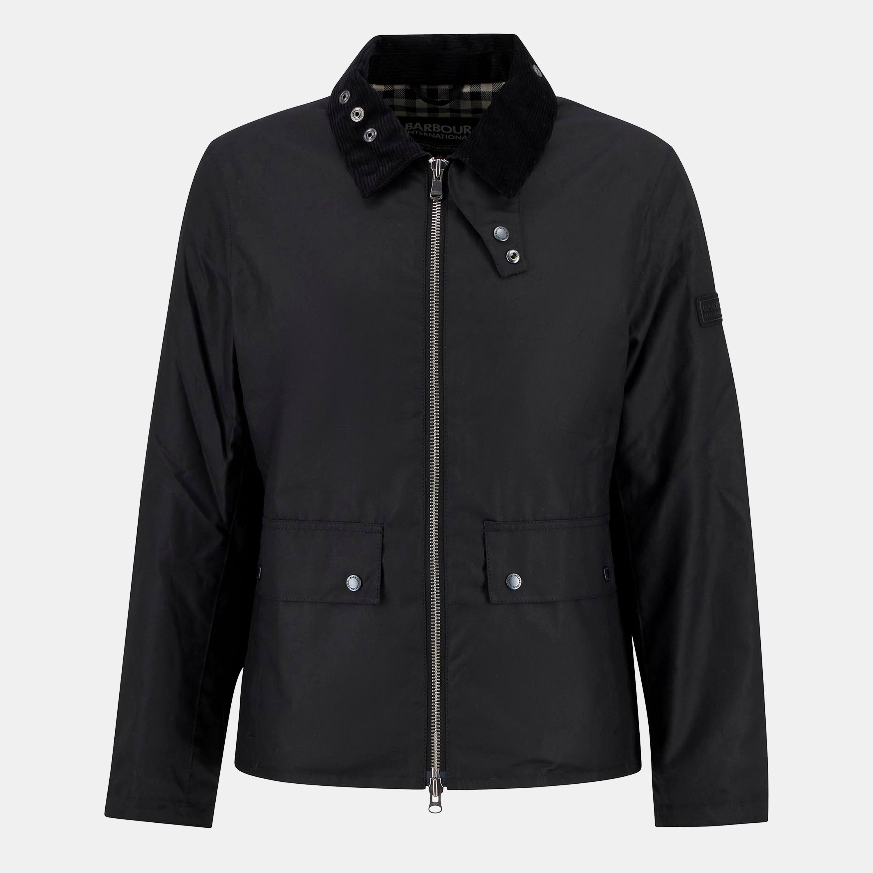Barbour International Men's Marker Long Sleeve Full Zip Wax Jacket