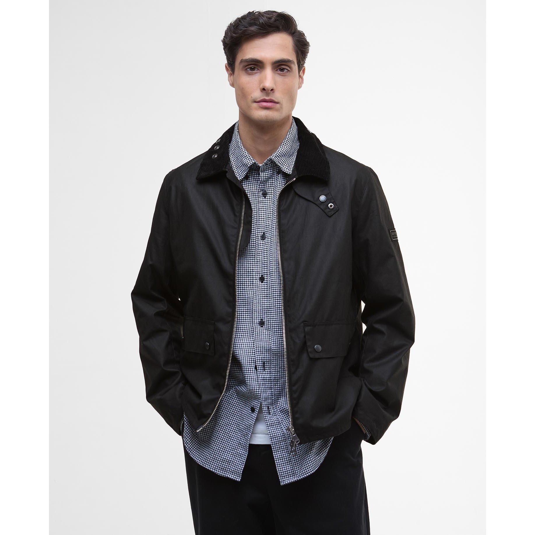 Barbour International Men's Marker Long Sleeve Full Zip Wax Jacket
